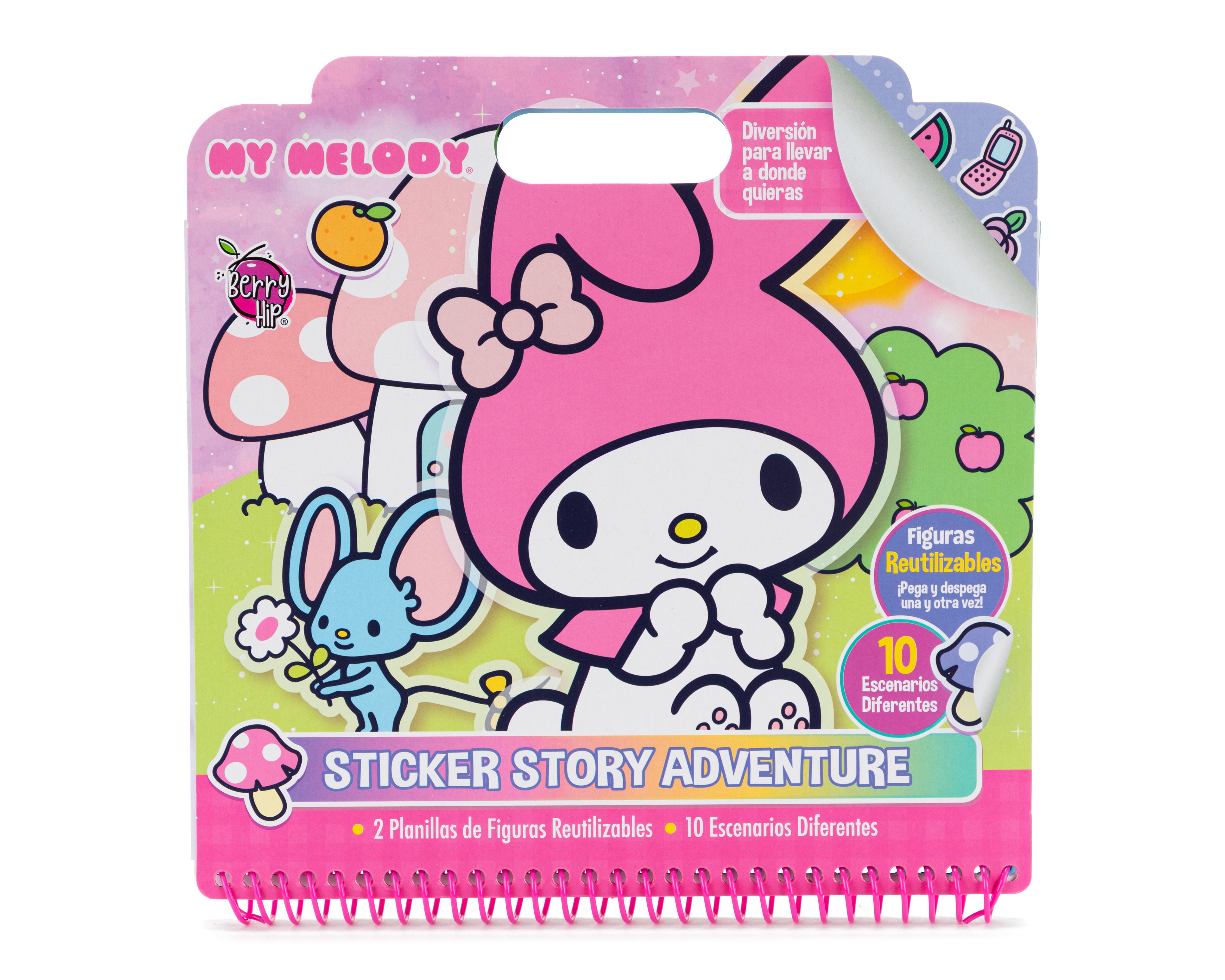Foto 2 pulgar | Foto 1 | Libro con Stickers My Melody