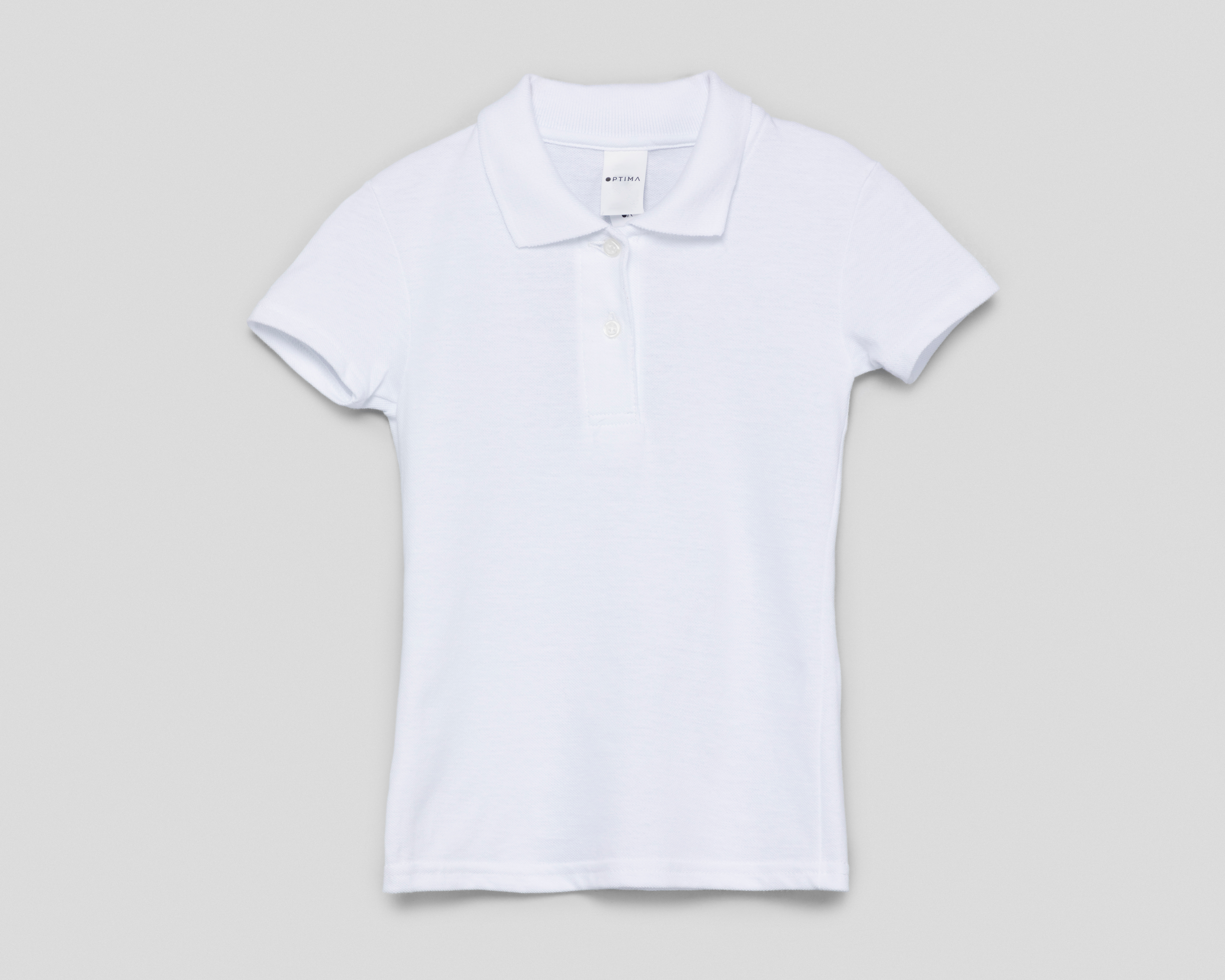 Foto 2 pulgar | Foto 1 | Playera Escolar Optima Manga Corta para Niña