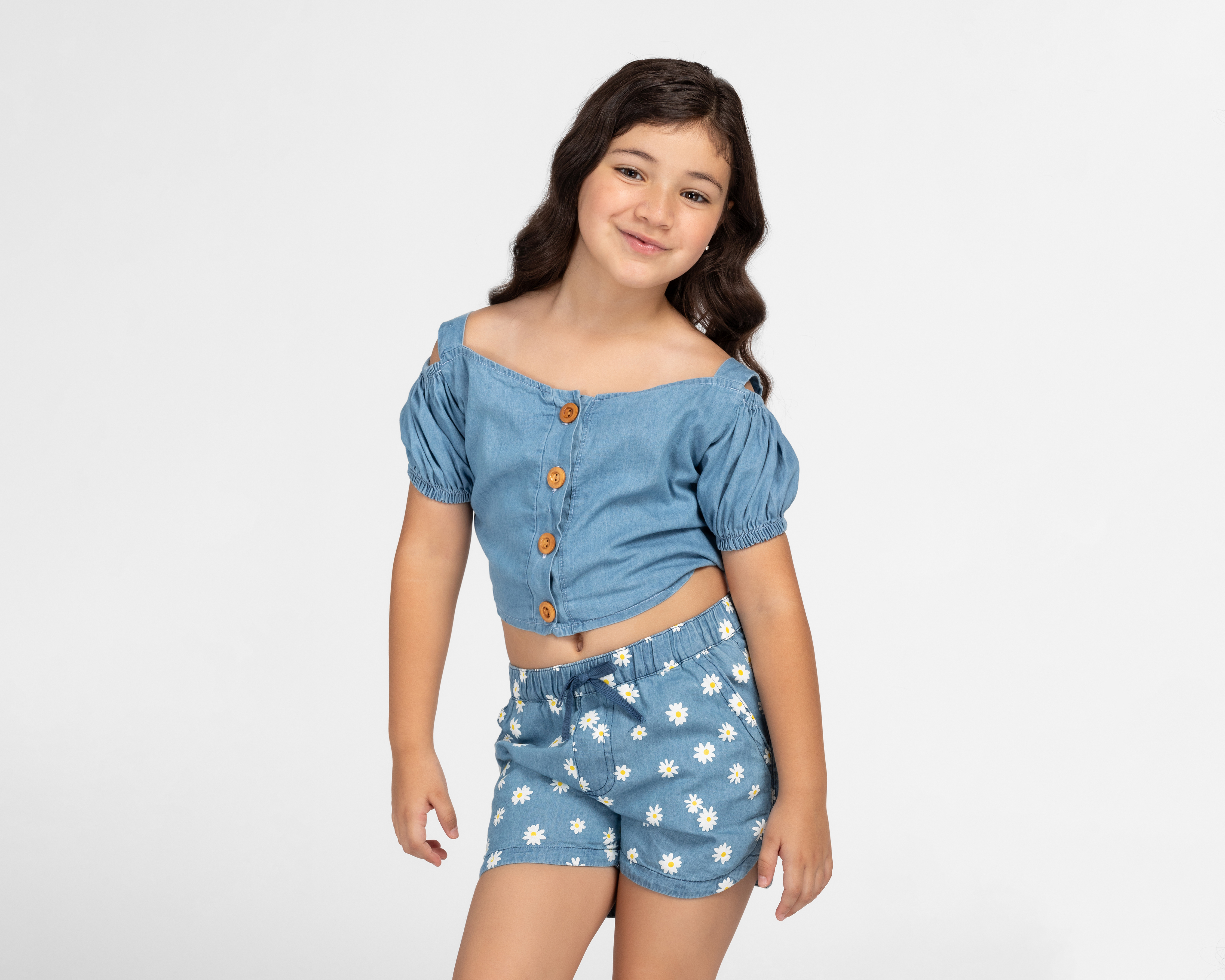 Foto 2 pulgar | Foto 1 | Blusa Refill Manga Corta para Niña