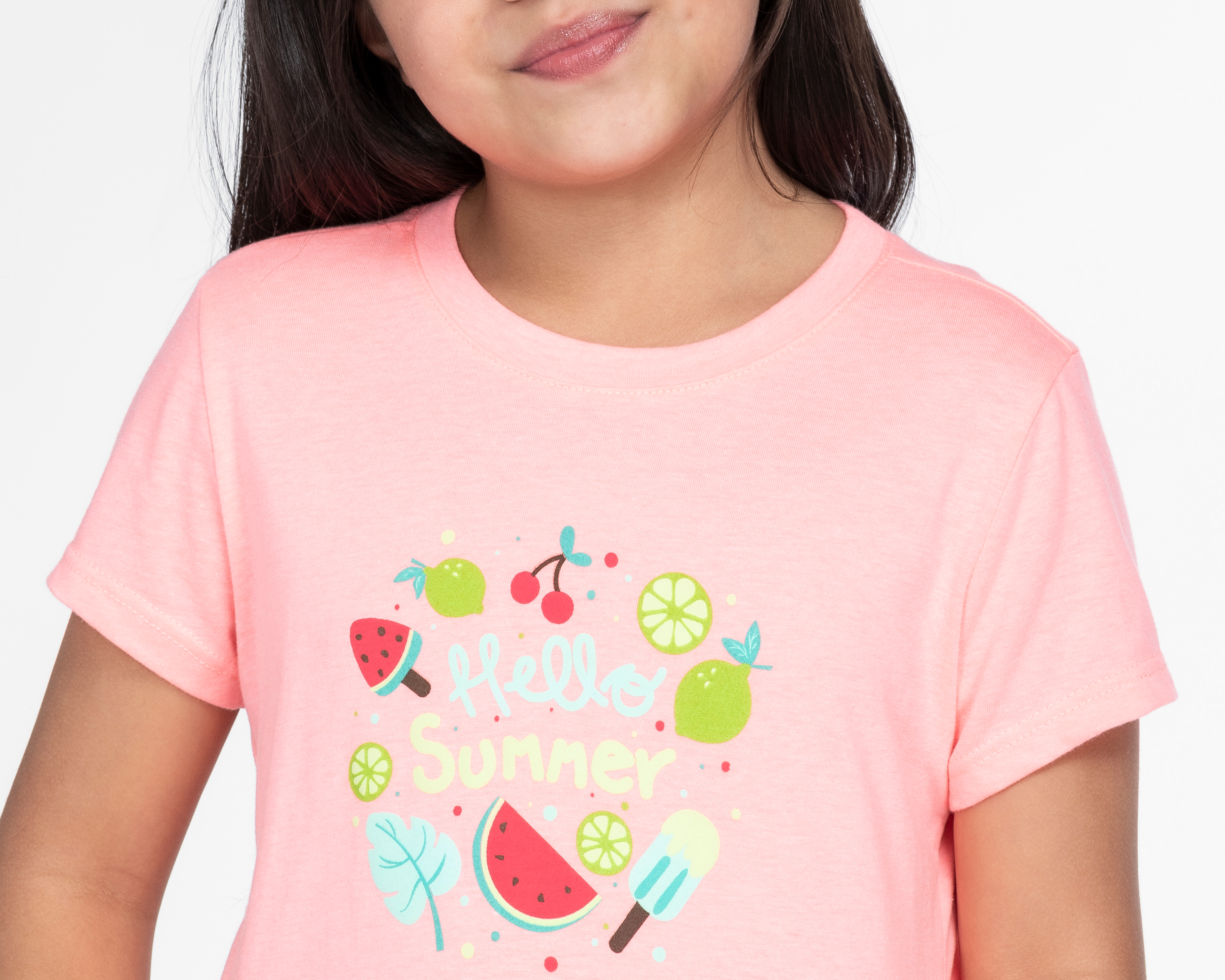 Foto 5 pulgar | Foto 4 | Playera Girls Attitude Manga Corta Estampada para Niña