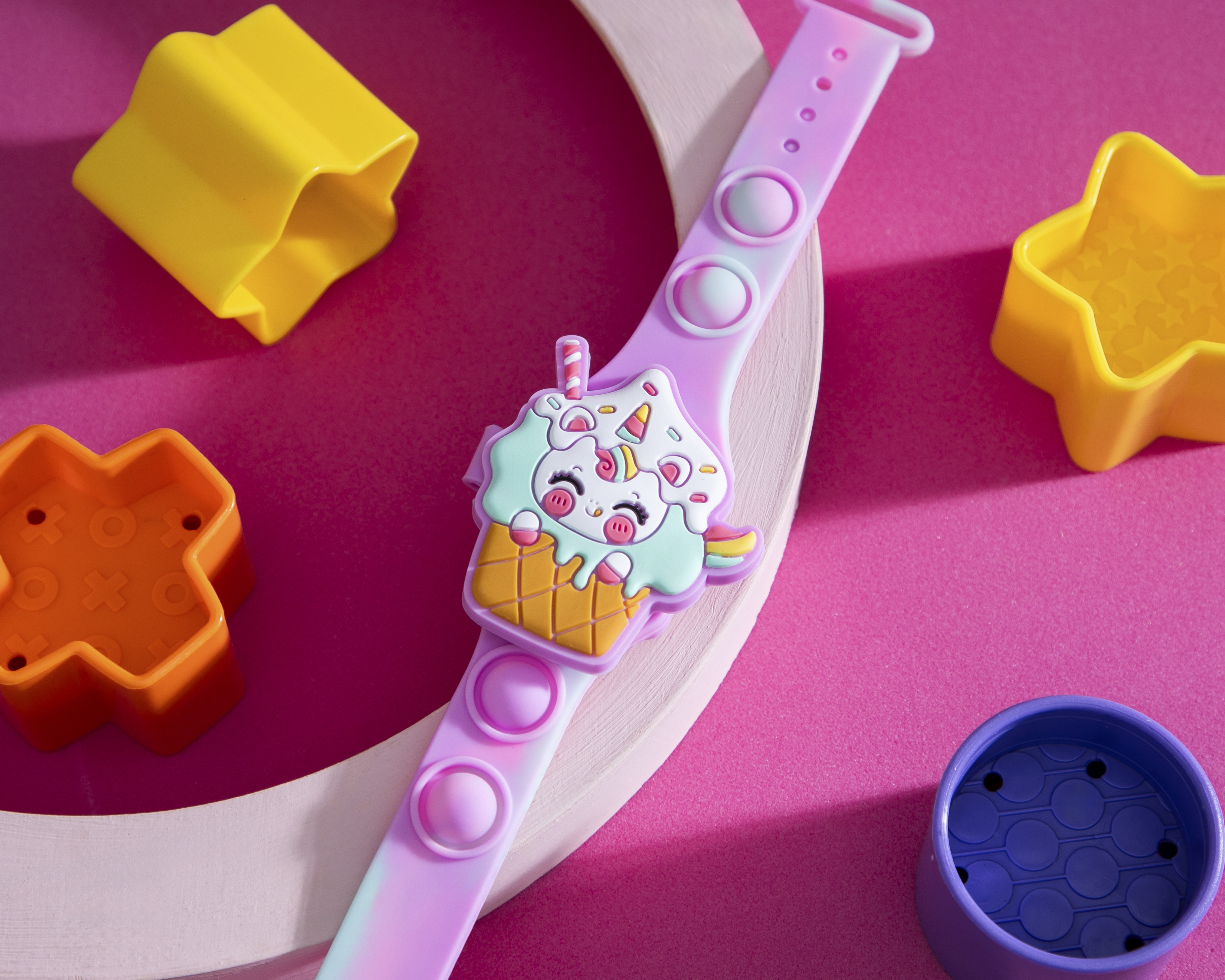 Foto 5 pulgar | Foto 4 | Reloj para Niña Girls Attitude Rosa SY12492