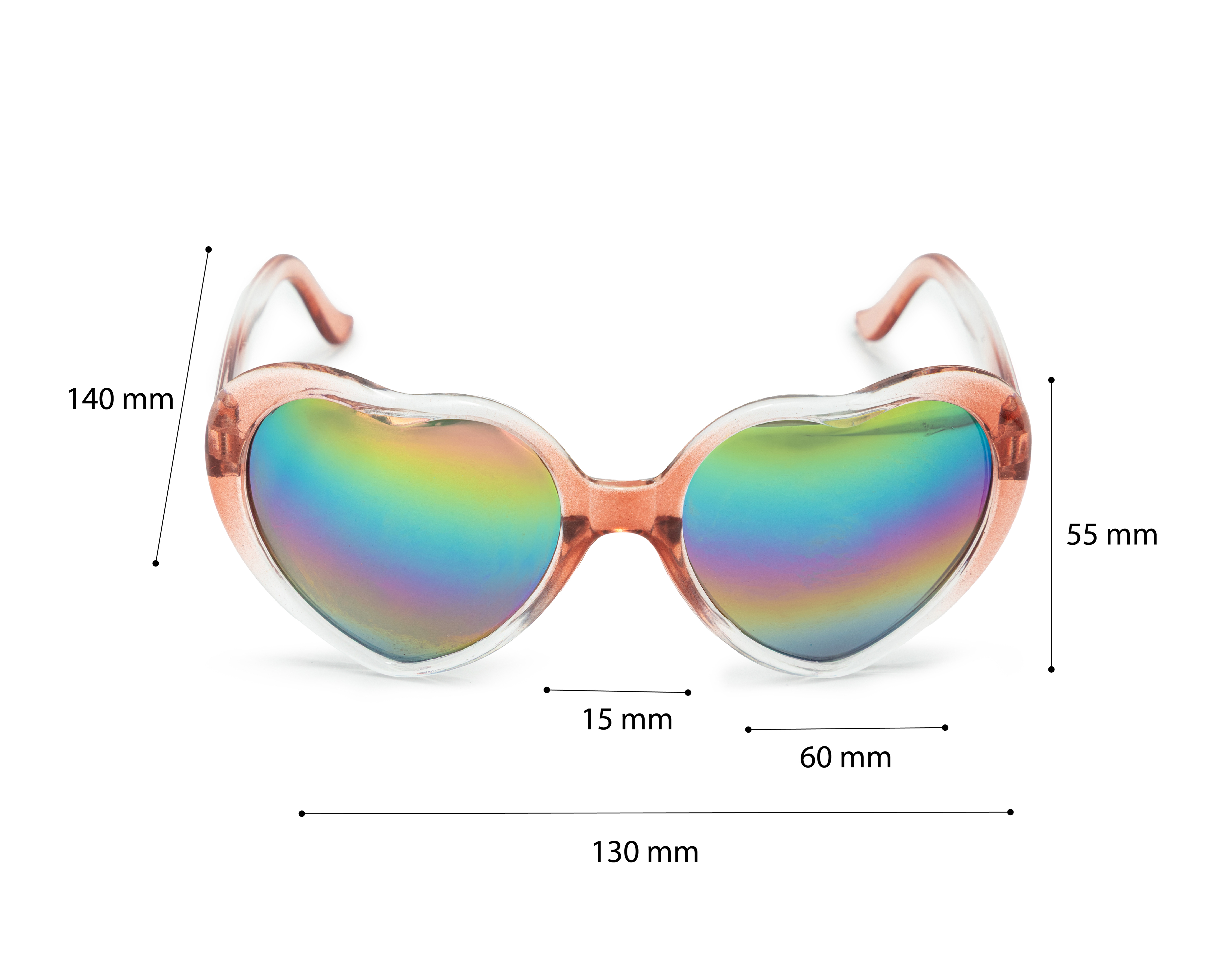 Foto 8 pulgar | Foto 7 | Lentes de Sol para Niña Girls Attitude de Corazón Rosa