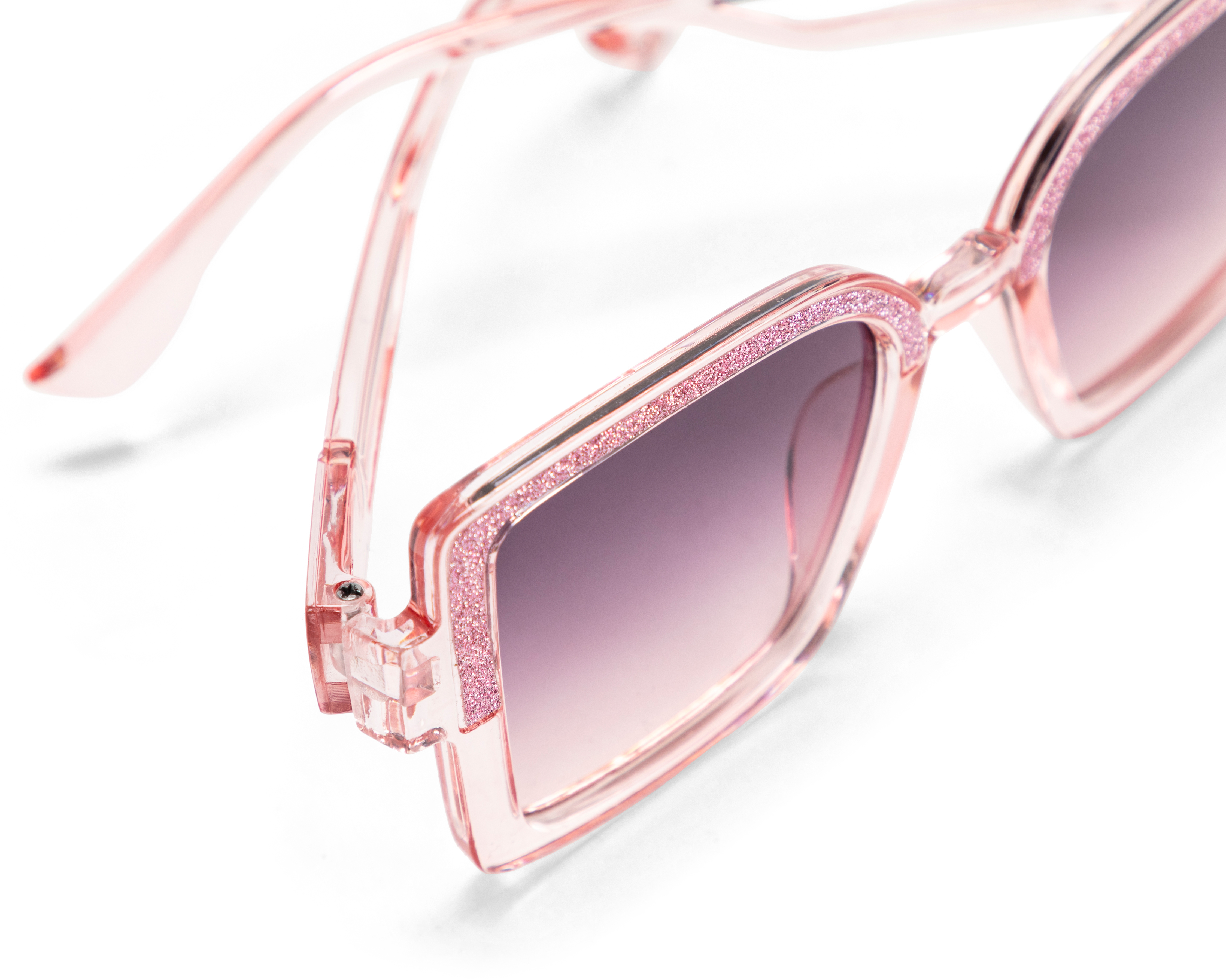 Foto 5 pulgar | Foto 4 | Lentes de Sol para Niña Girls Attitude Cuadrados Rosas