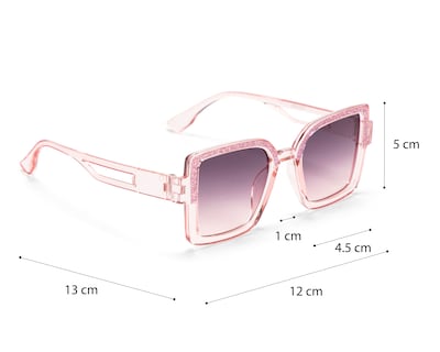 Foto 5 | Foto 5 | Lentes de Sol para Niña Girls Attitude Cuadrados Rosas
