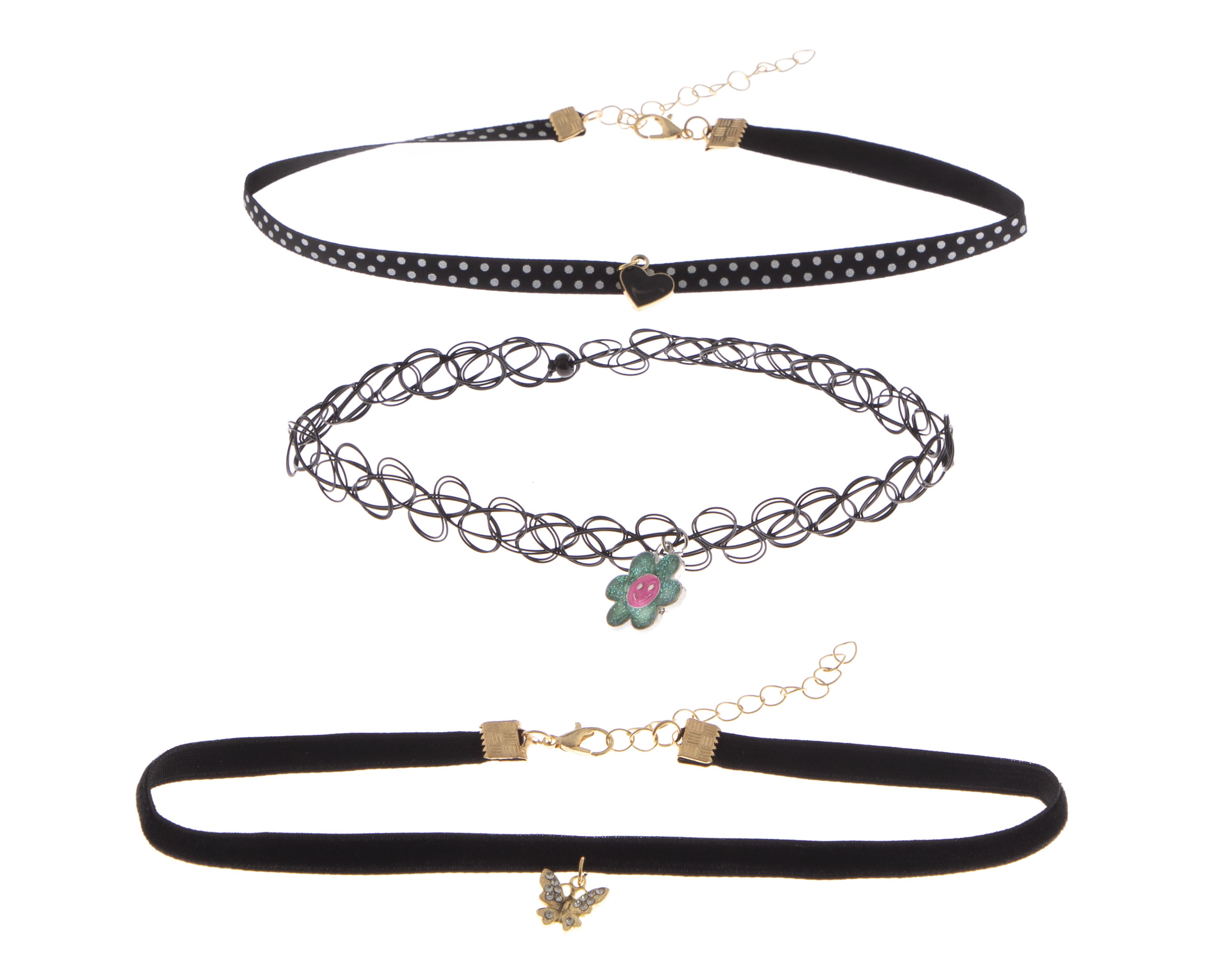 Foto 3 pulgar | Foto 2 | Collar tipo Choker 18 Forever 3 Piezas