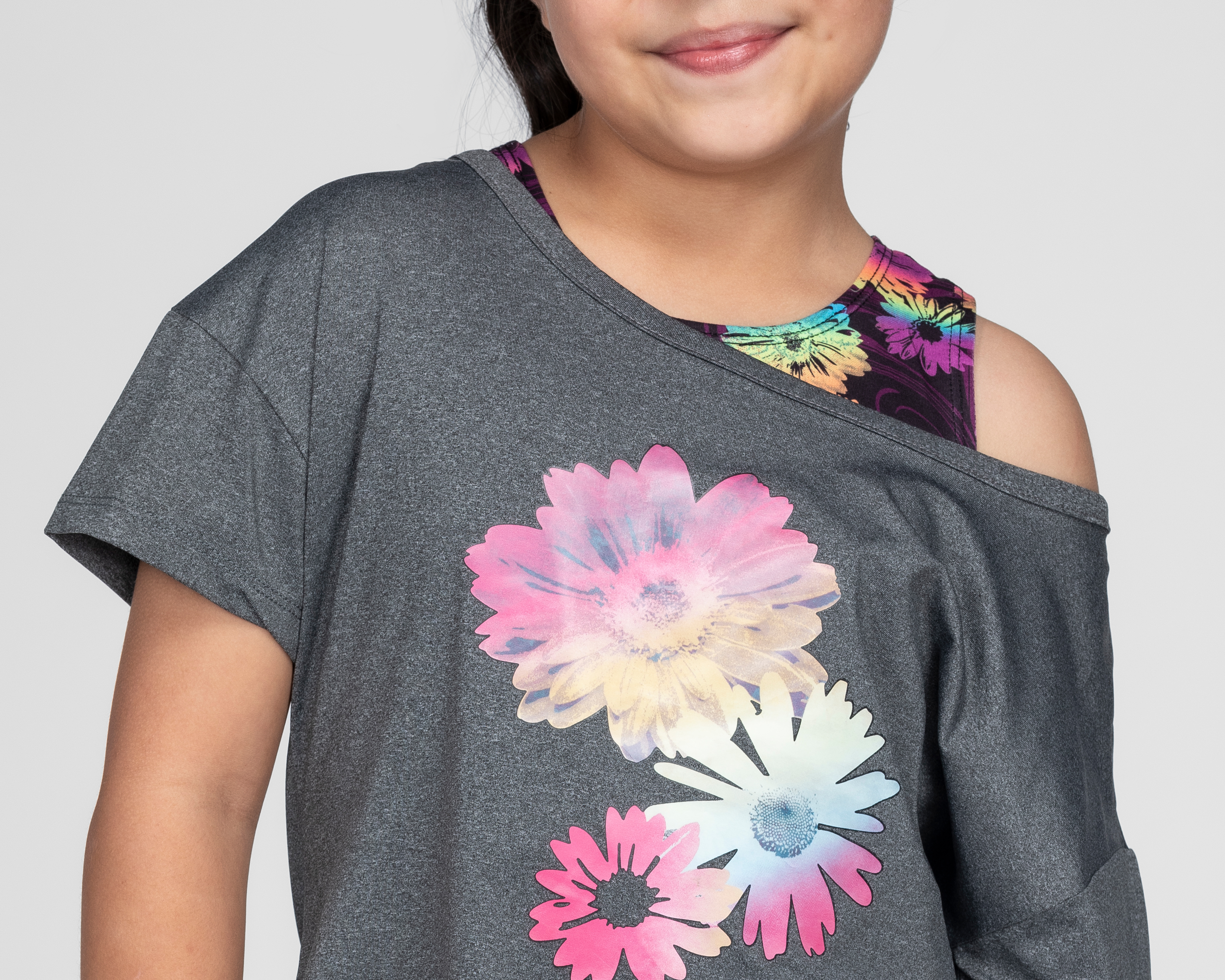 Foto 5 pulgar | Foto 4 | Conjunto de Playera y Top Sportline para Niña