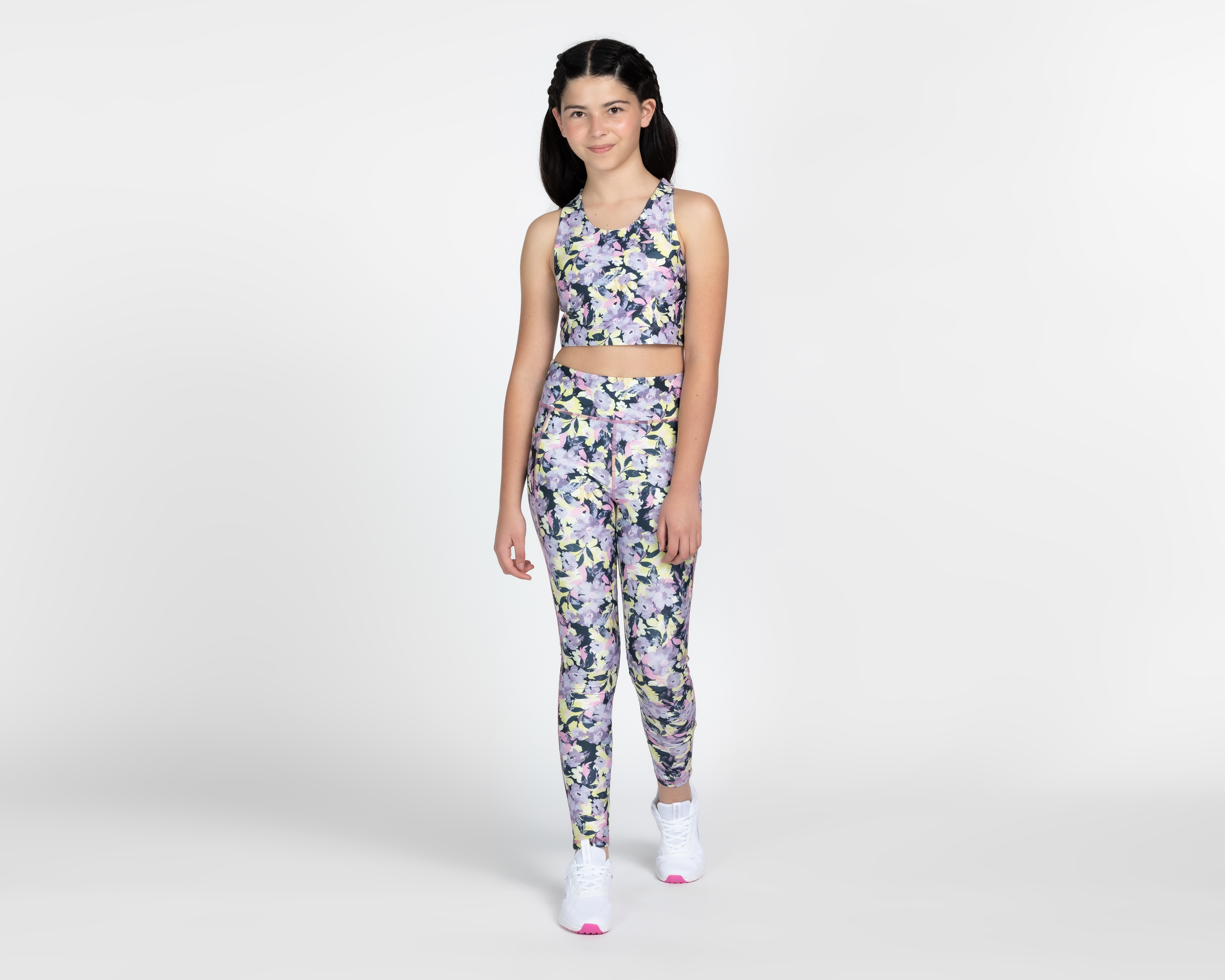 Foto 2 pulgar | Foto 1 | Conjunto de Top y Leggings Sportline para Niña
