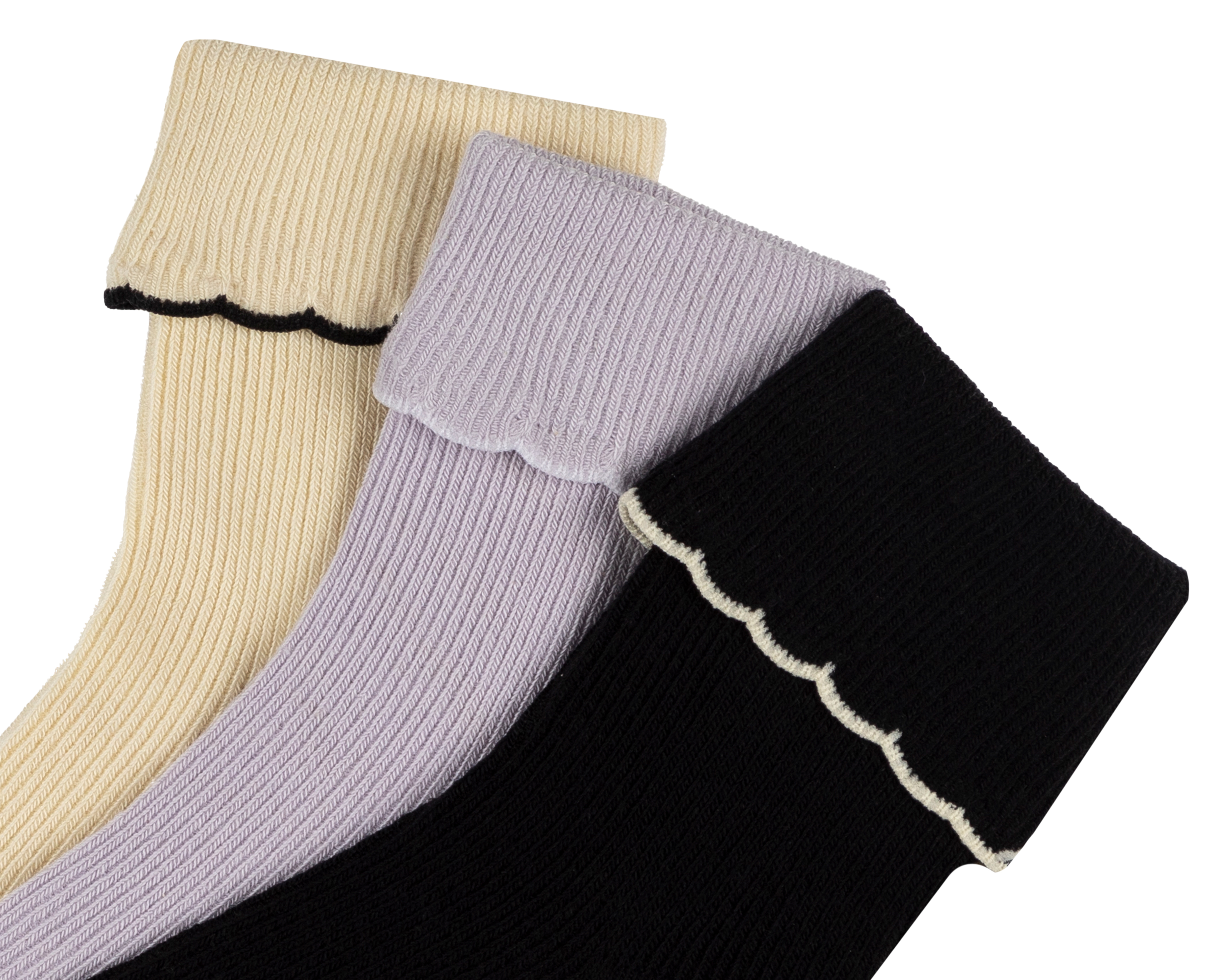 Foto 2 | Foto 2 | Calcetas Largas Girls Attitude para Niña 3 Piezas