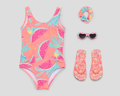 Foto 1 | Foto 1 | Traje de Baño Rio Beach Print de Sandias para Niña