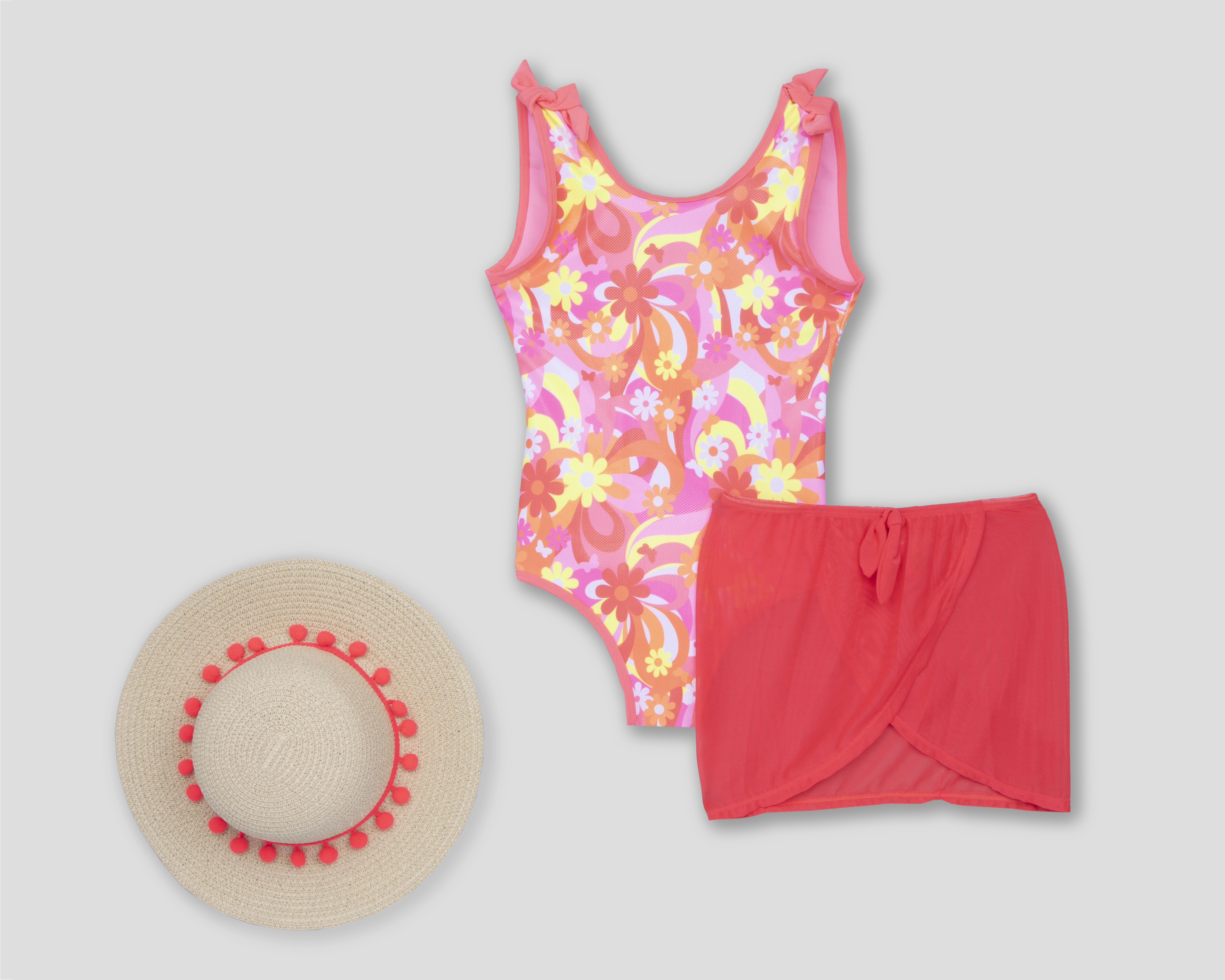 Traje de Baño Rio Beach Floral para Niña 3 Piezas