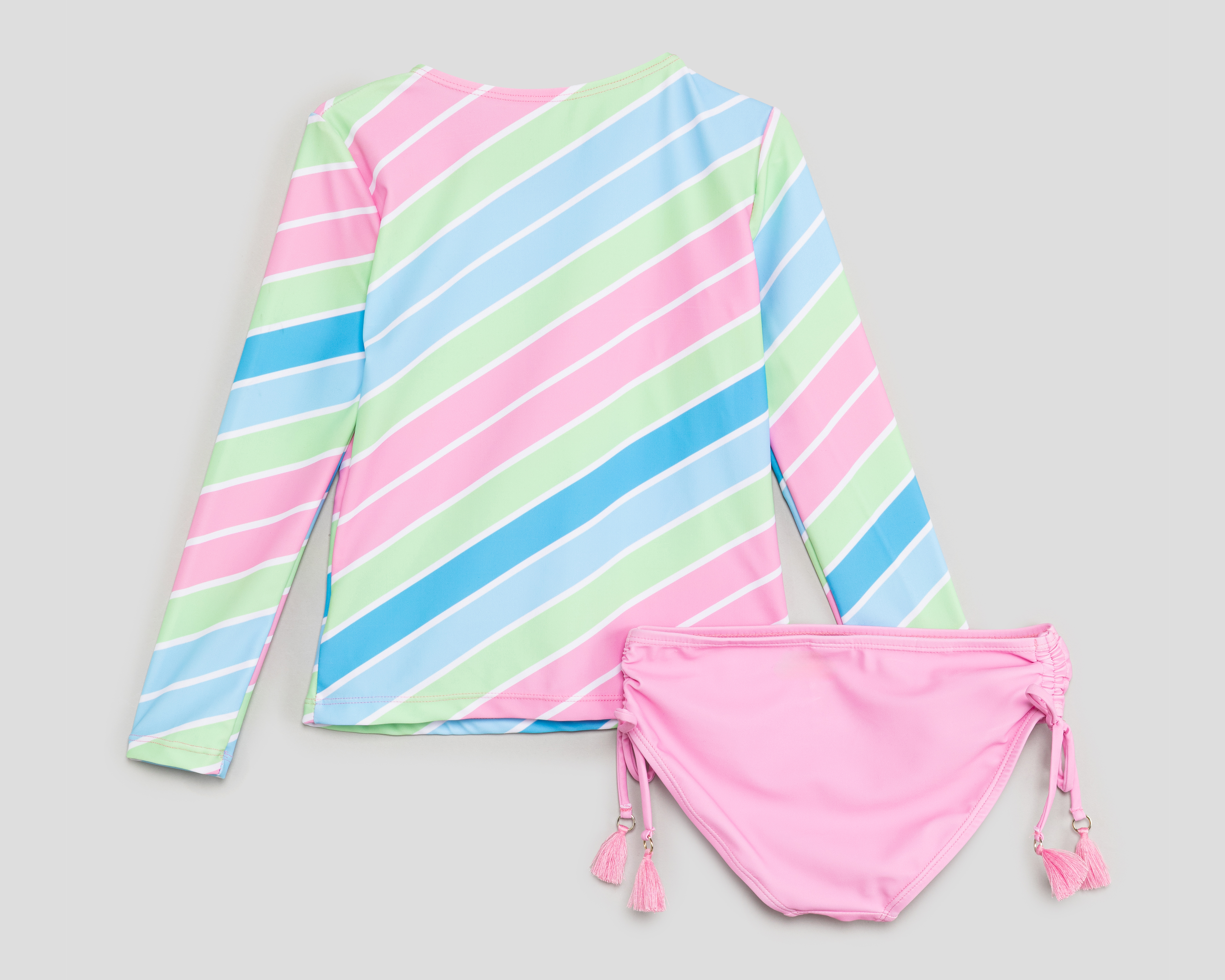 Foto 3 pulgar | Foto 2 | Traje de Baño Rio Beach Estampado para Niña 4 Piezas