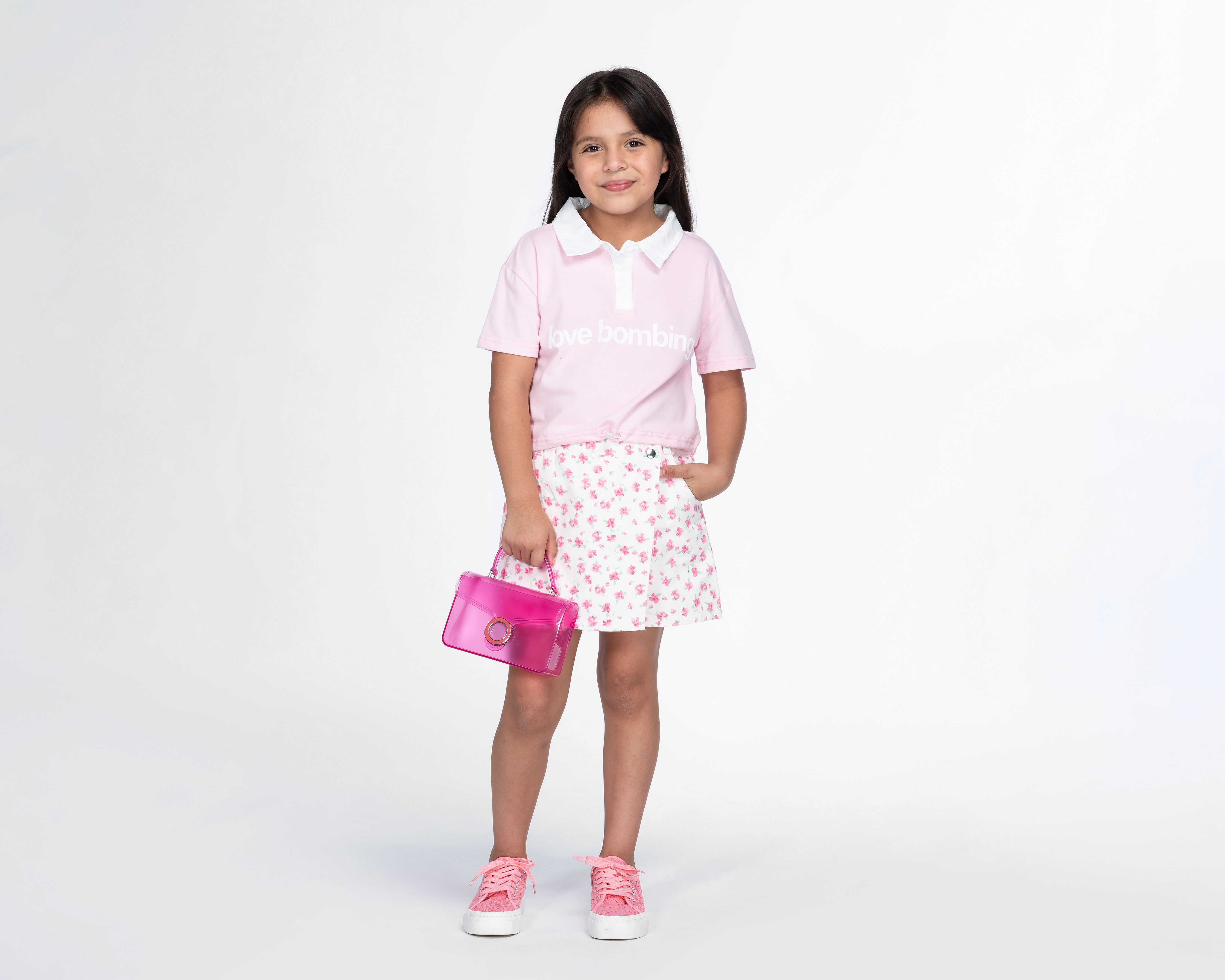 Foto 3 pulgar | Foto 2 | Short Girls Attitude para Niña