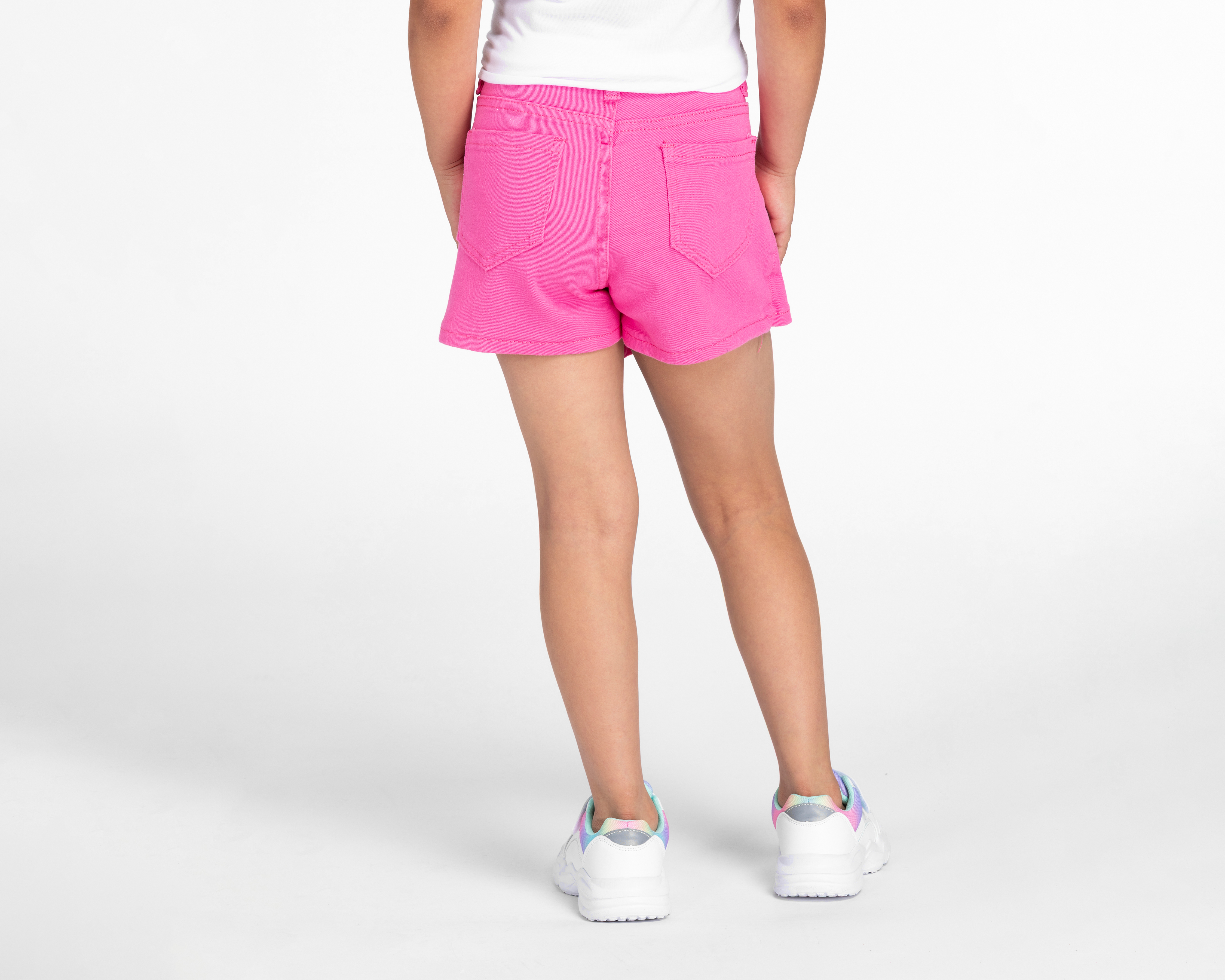 Foto 4 pulgar | Foto 3 | Short Falda Girls Attitude con Botones para Niña