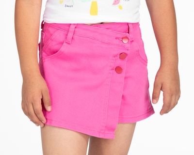 Foto 4 | Foto 4 | Short Falda Girls Attitude con Botones para Niña