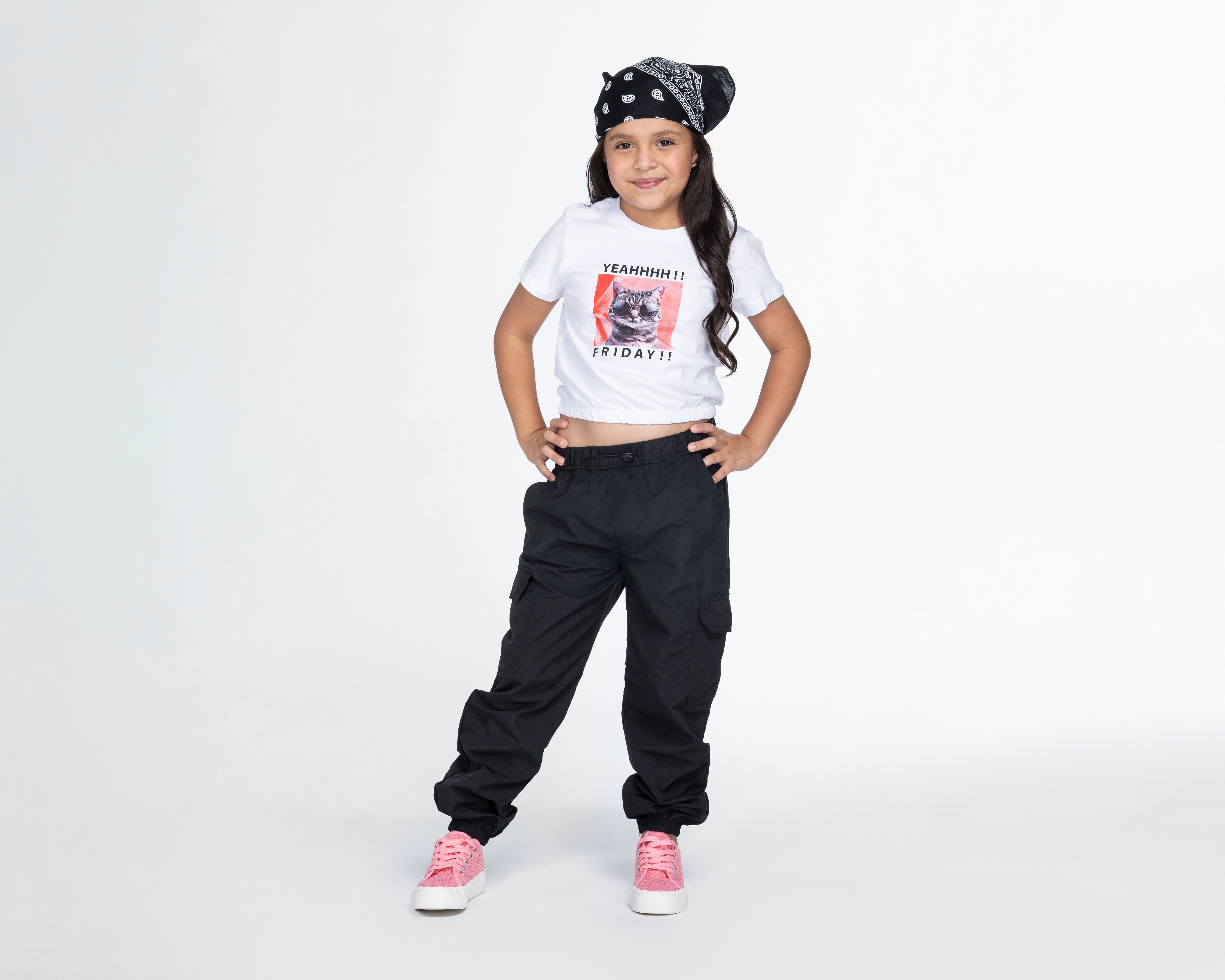 Foto 4 pulgar | Foto 3 | Playera Girls Attitude para Niña 2 Piezas