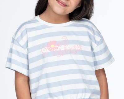 Foto 4 | Foto 4 | Playera Refill Manga Corta a Rayas para Niña