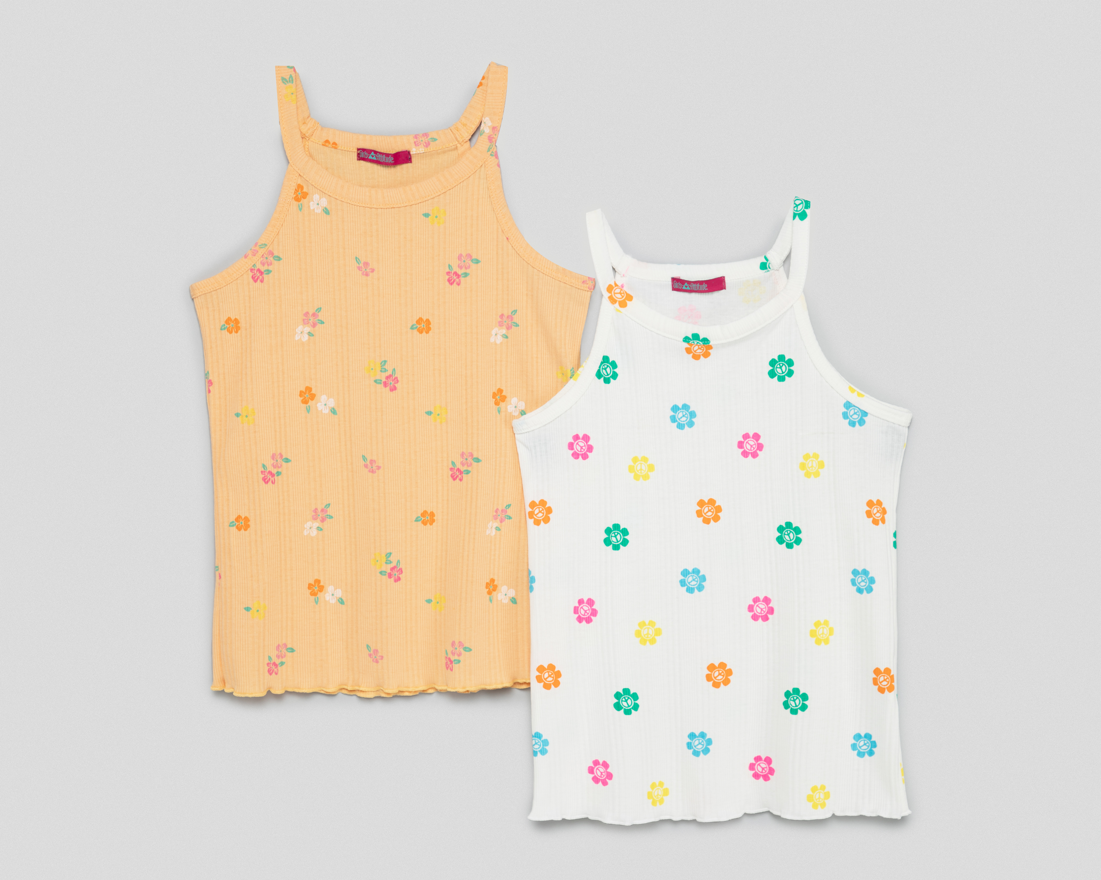 Foto 2 pulgar | Foto 1 | Camiseta Interior Girls Attitude para Niña 2 Piezas