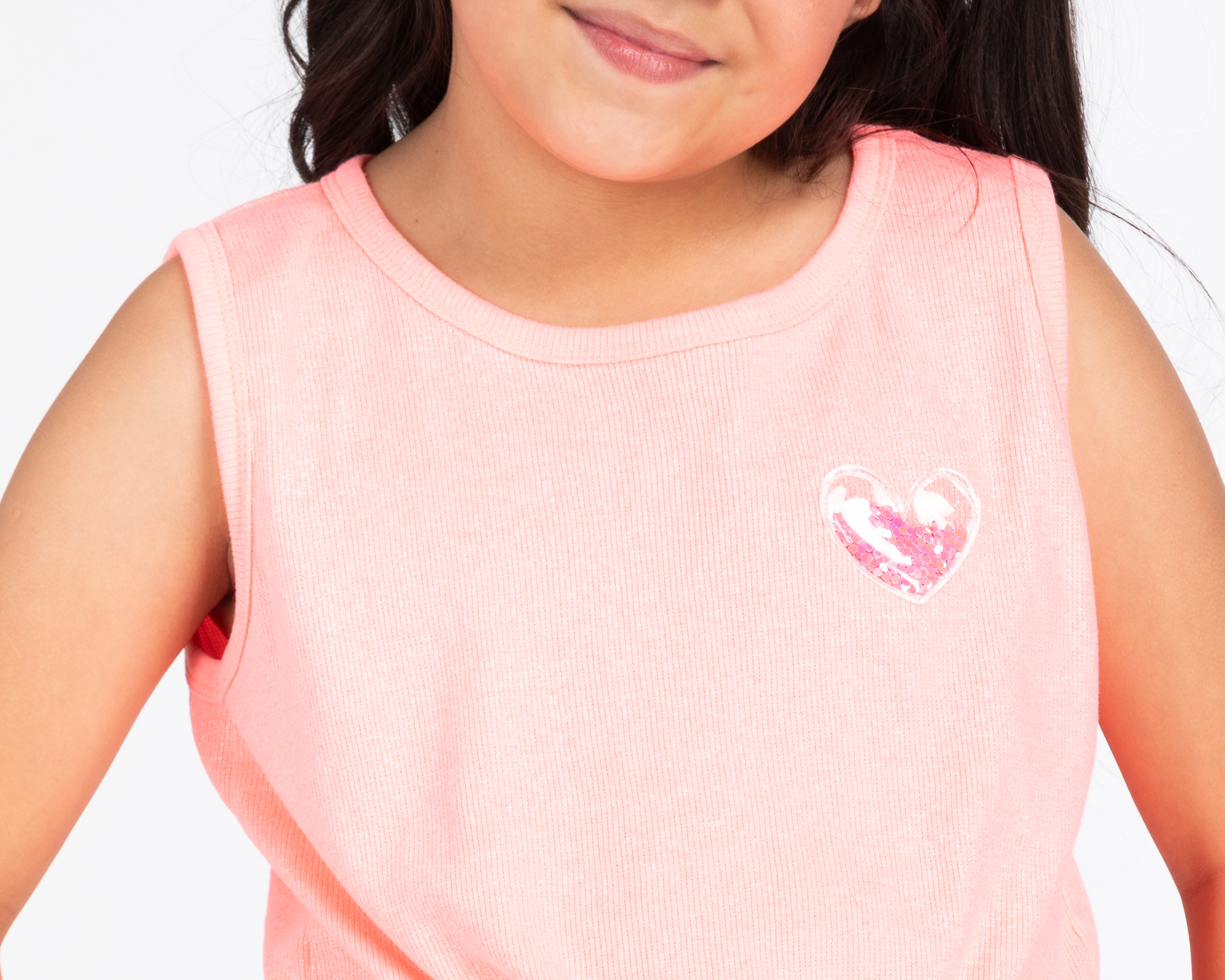 Foto 5 pulgar | Foto 4 | Playera Girls Attitude Sin Mangas Lisa para Niña