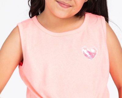Foto 4 | Foto 4 | Playera Girls Attitude Sin Mangas Lisa para Niña
