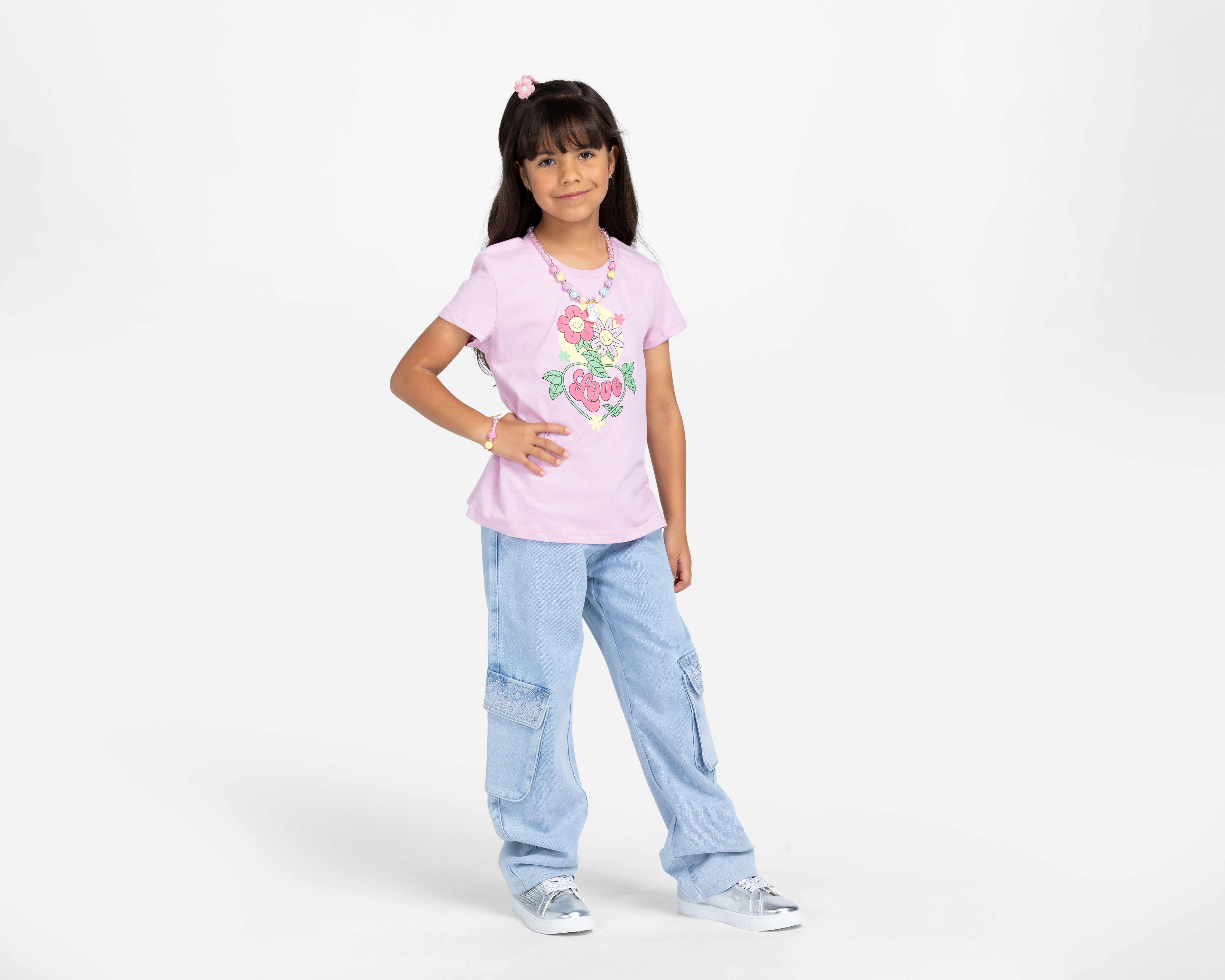 Foto 3 | Foto 3 | Playera Refill para Niña 2 Piezas