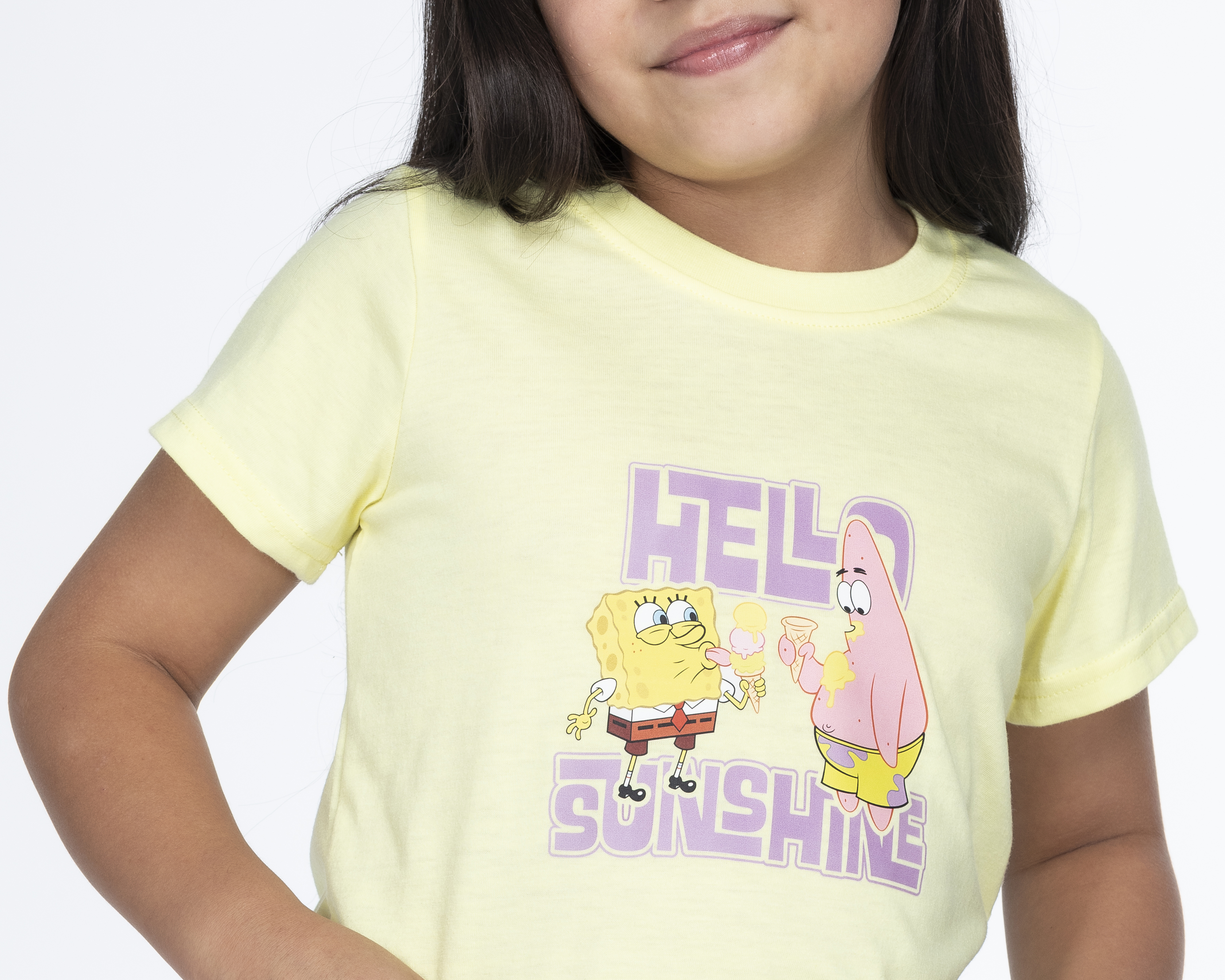 Foto 6 pulgar | Foto 5 | Playera Bob Esponja para Niña 2 Piezas