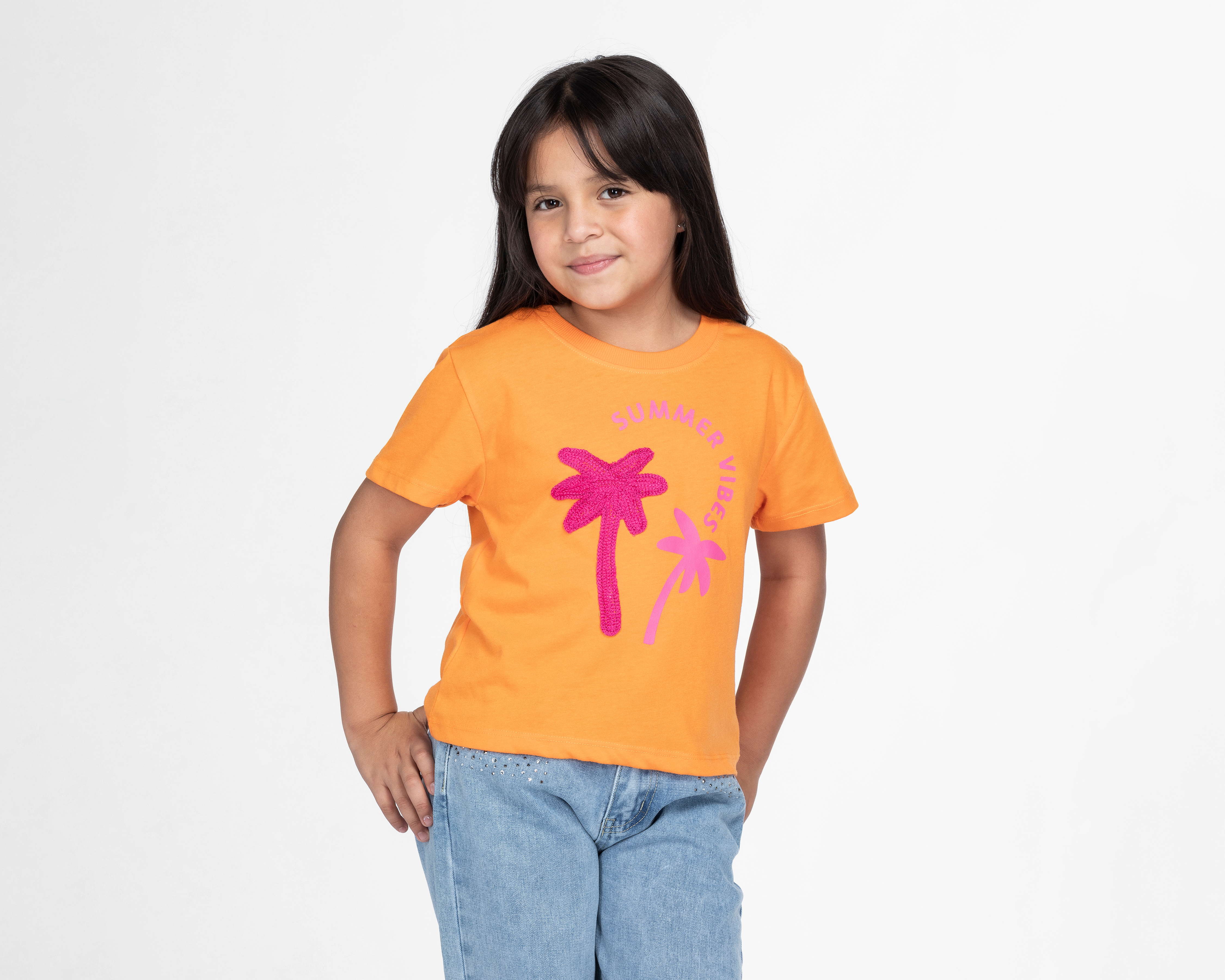 Foto 3 pulgar | Foto 2 | Playera Girls Attitude para Niña 2 Piezas