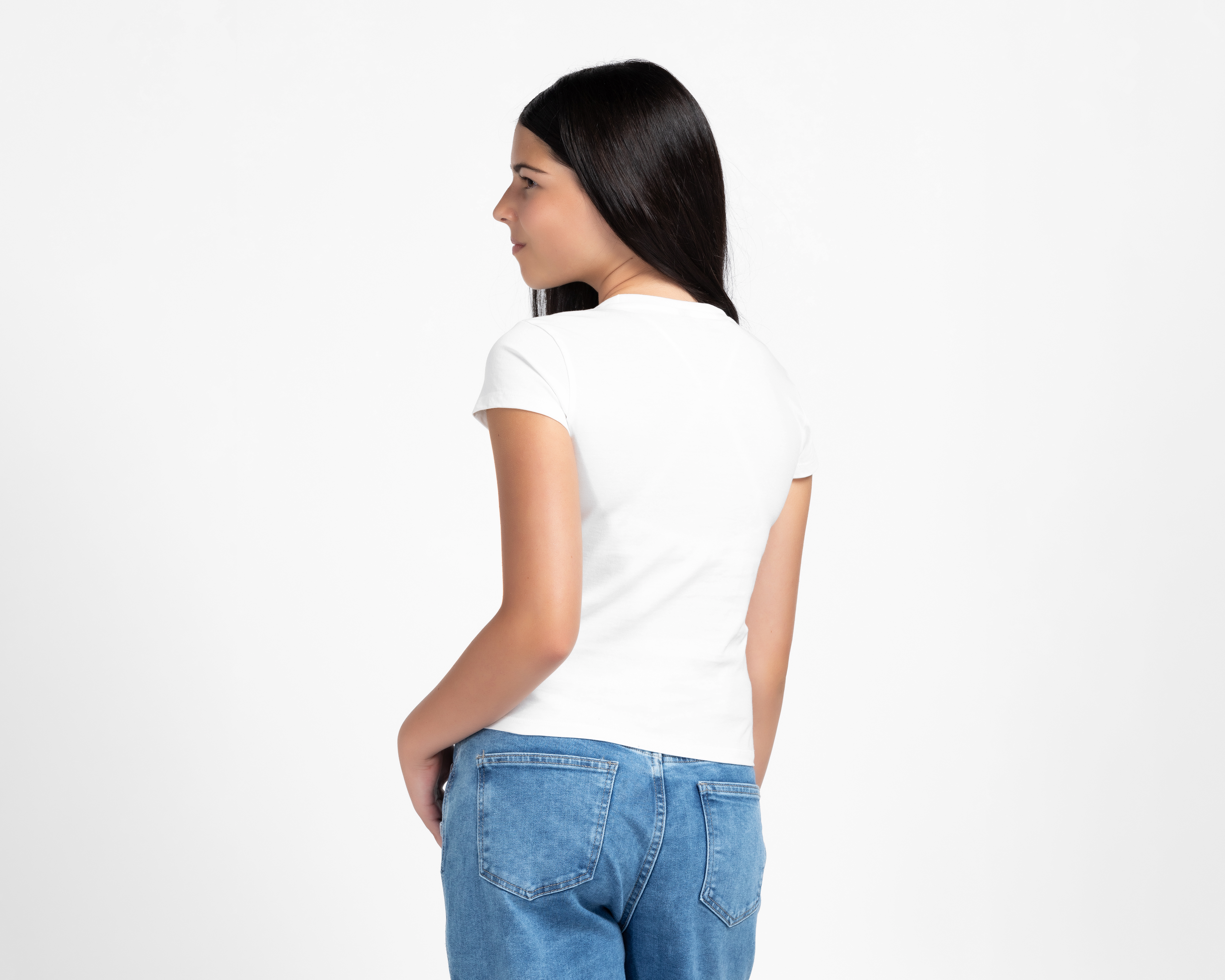 Foto 3 | Foto 3 | Playera Bebe Manga Corta Blanca para Niña