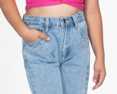 Foto 4 | Foto 4 | Pantalón Girls Attitude Recto para Niña