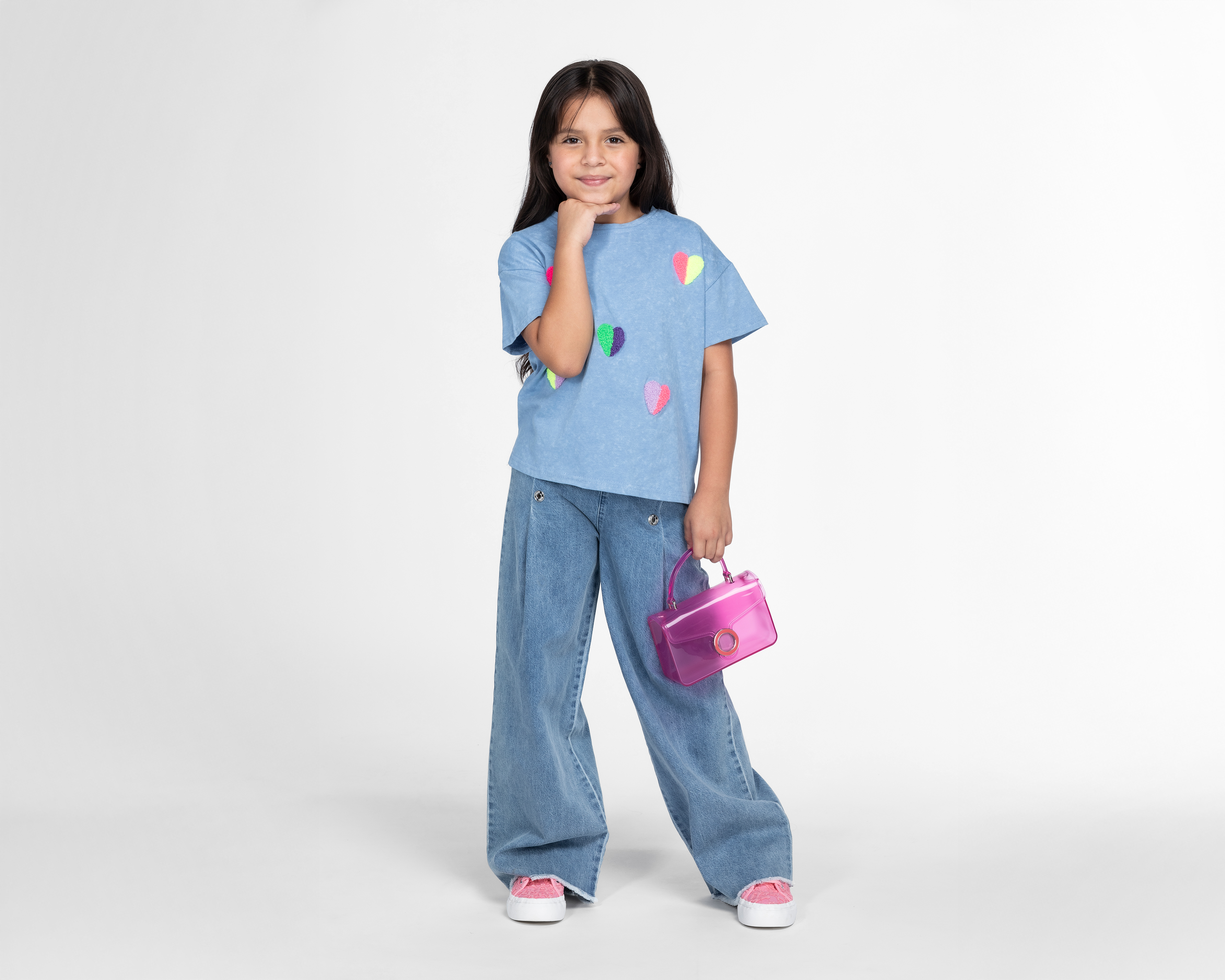 Foto 3 pulgar | Foto 2 | Pantalón Girls Attitude Wide Leg para Niña