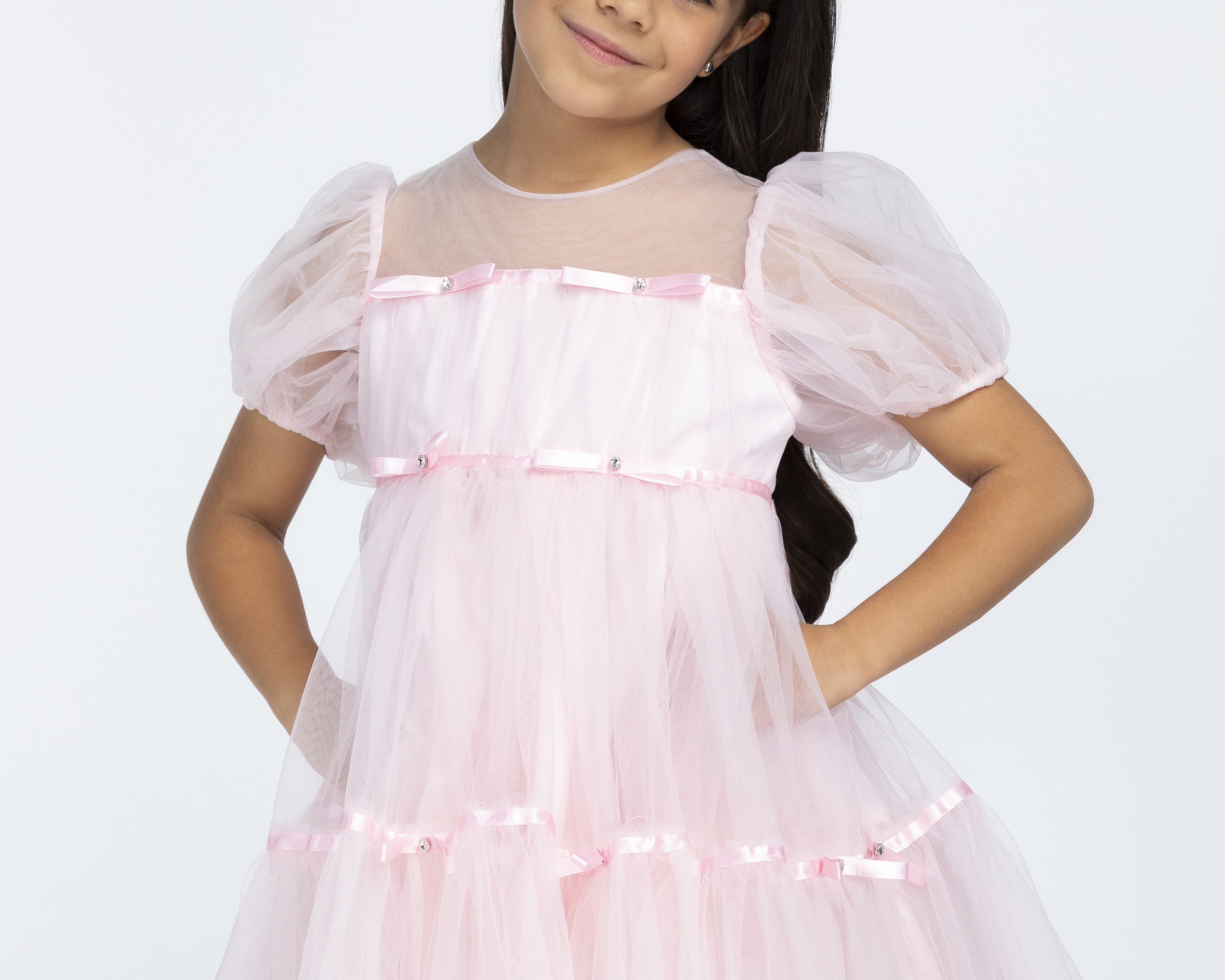 Foto 5 pulgar | Foto 4 | Vestido Rosa Girls Attitude para Niña