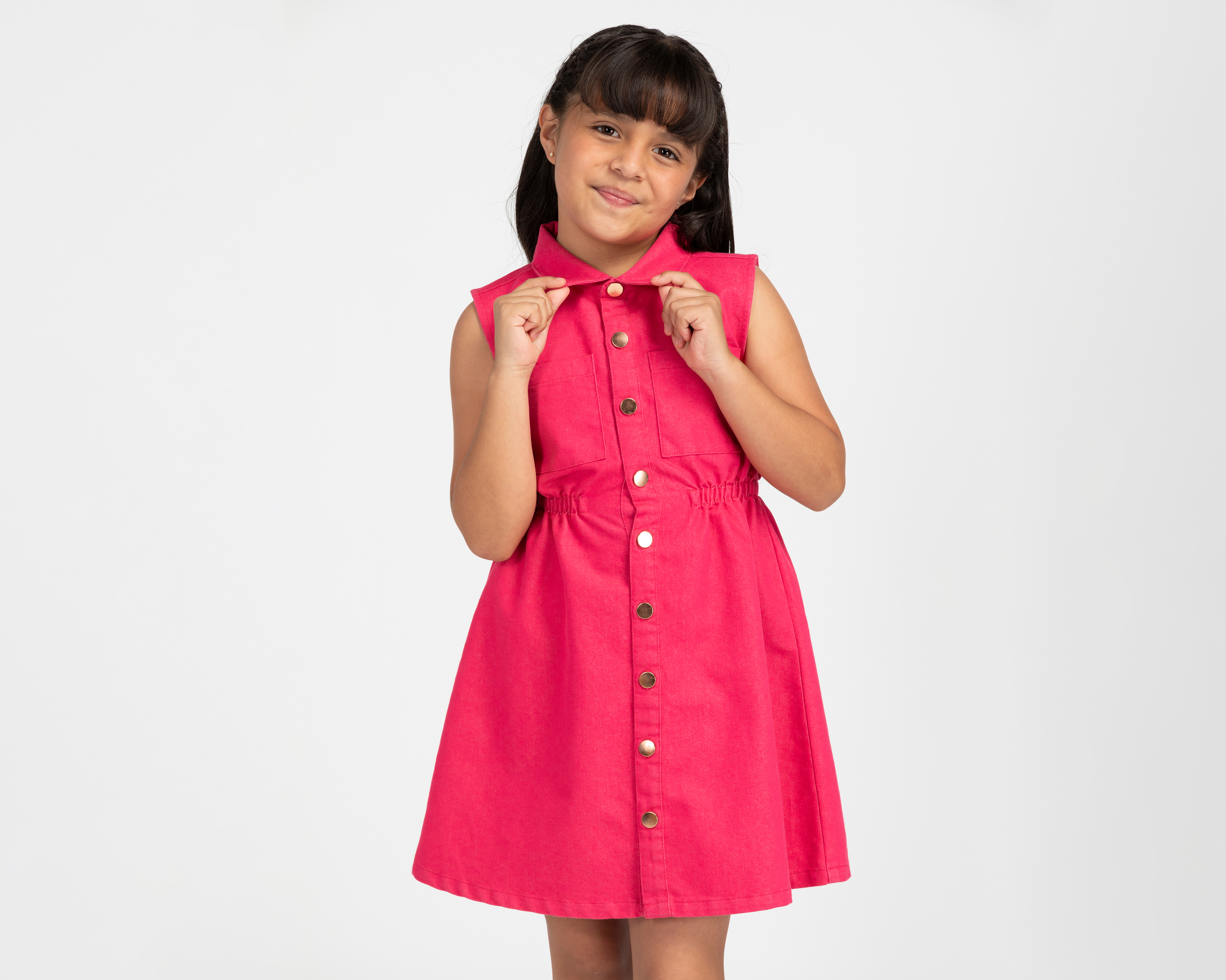 Foto 4 | Foto 4 | Vestido Rosa Girls Attitude para Niña