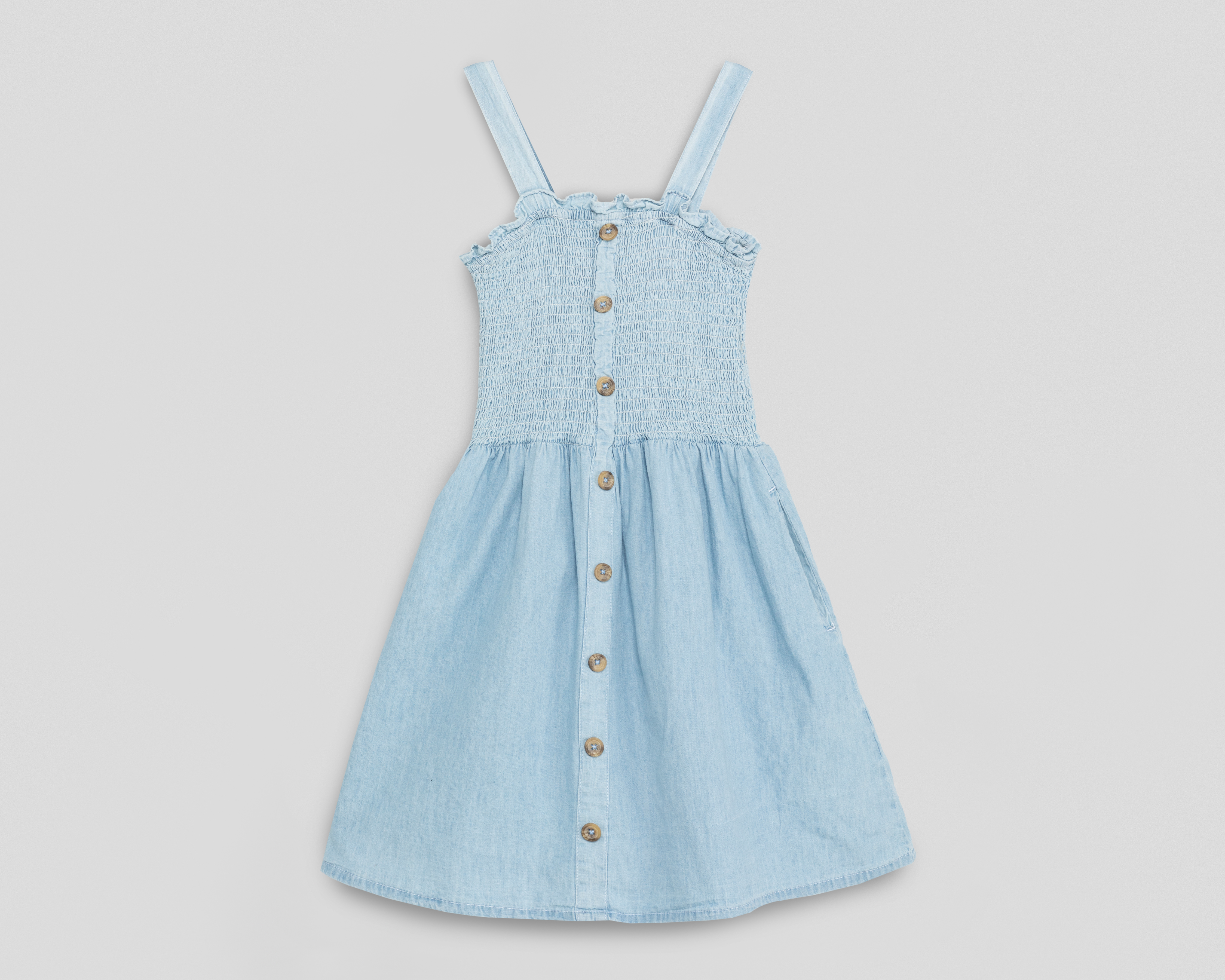 Foto 2 pulgar | Foto 1 | Vestido Azul Refill para Niña