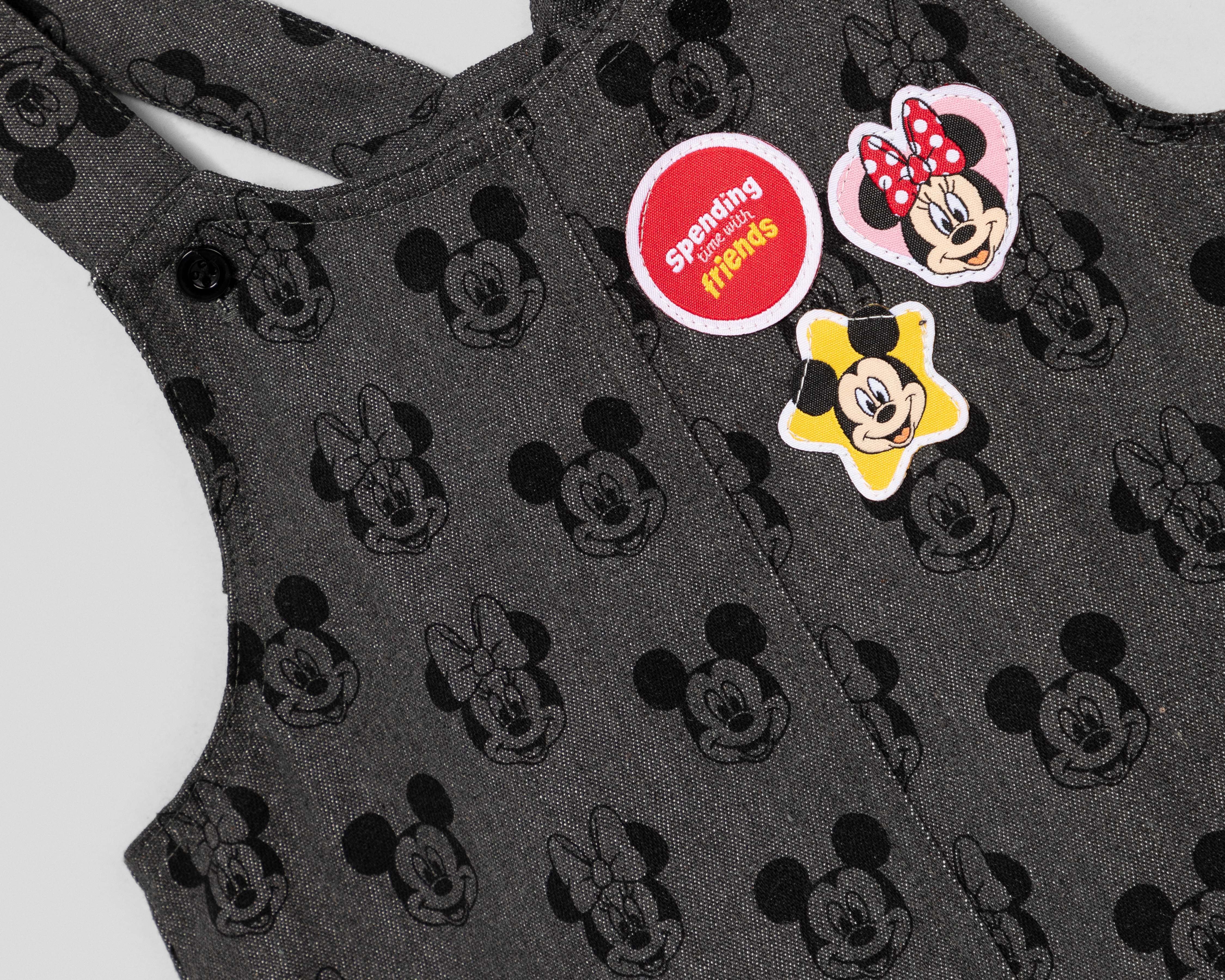Foto 6 pulgar | Foto 5 | Vestido Gris Disney Minnie Mouse para Niña con Playera