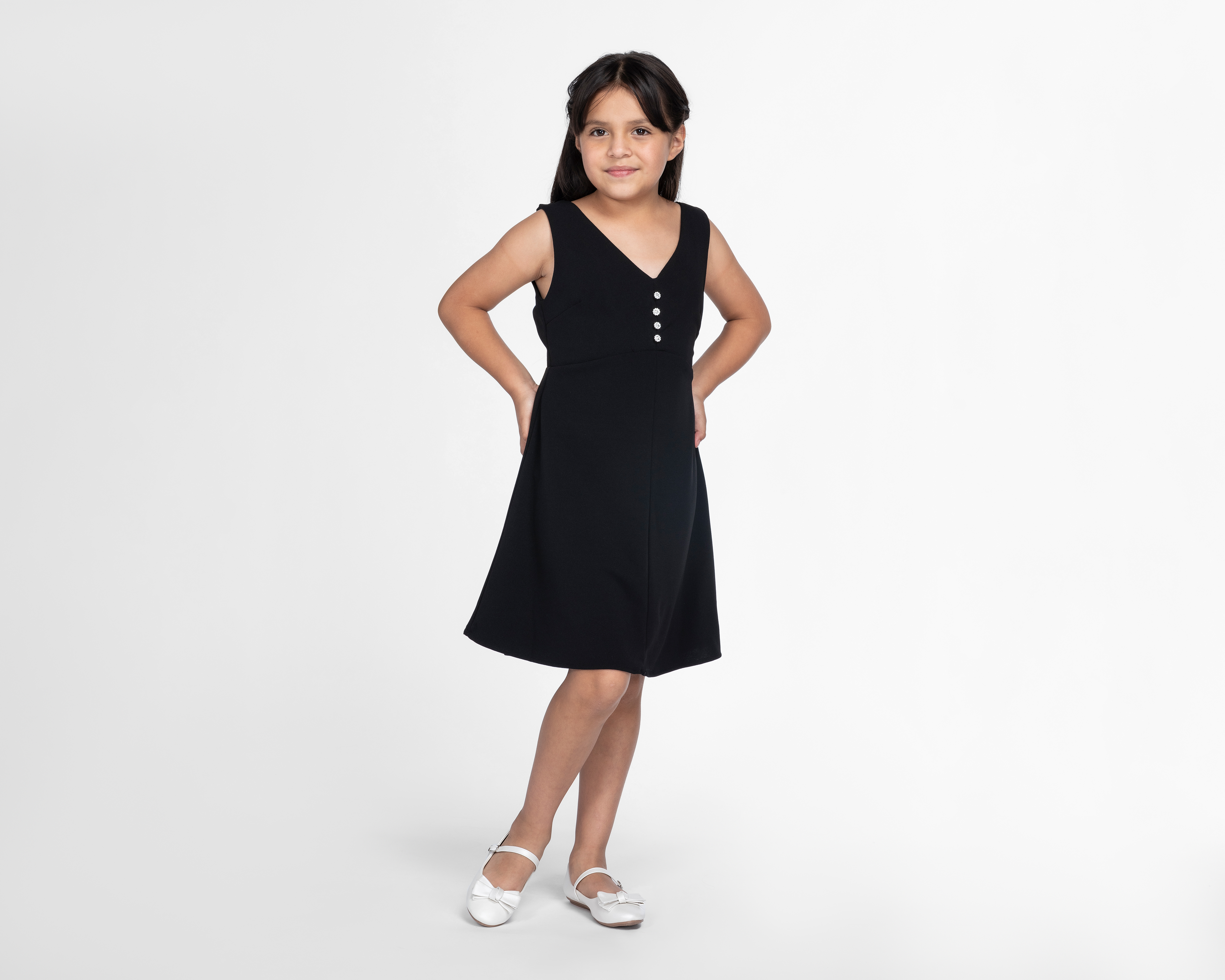 Foto 2 pulgar | Foto 1 | Vestido Negro 18 Forever para Niña