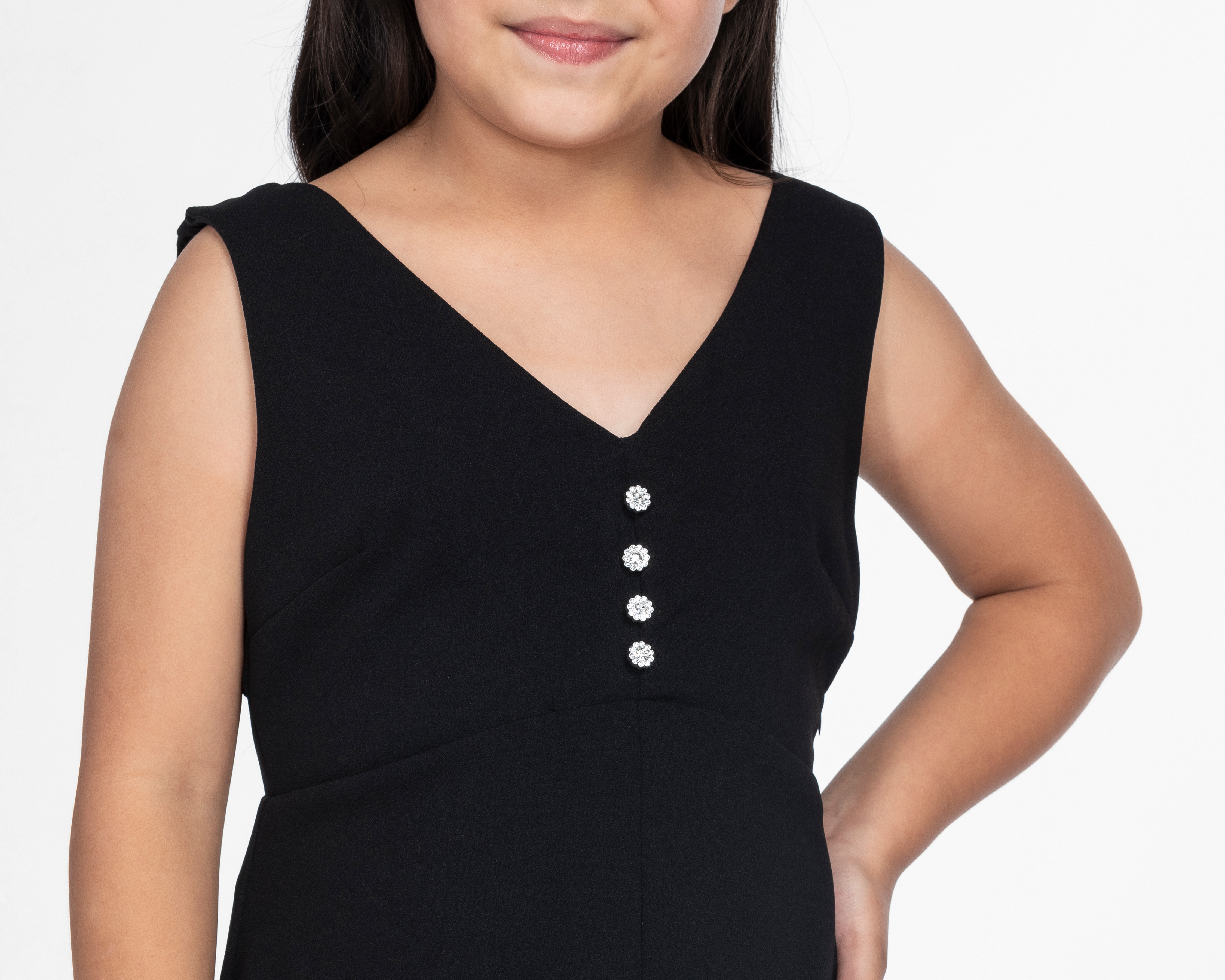 Foto 5 pulgar | Foto 4 | Vestido Negro 18 Forever para Niña
