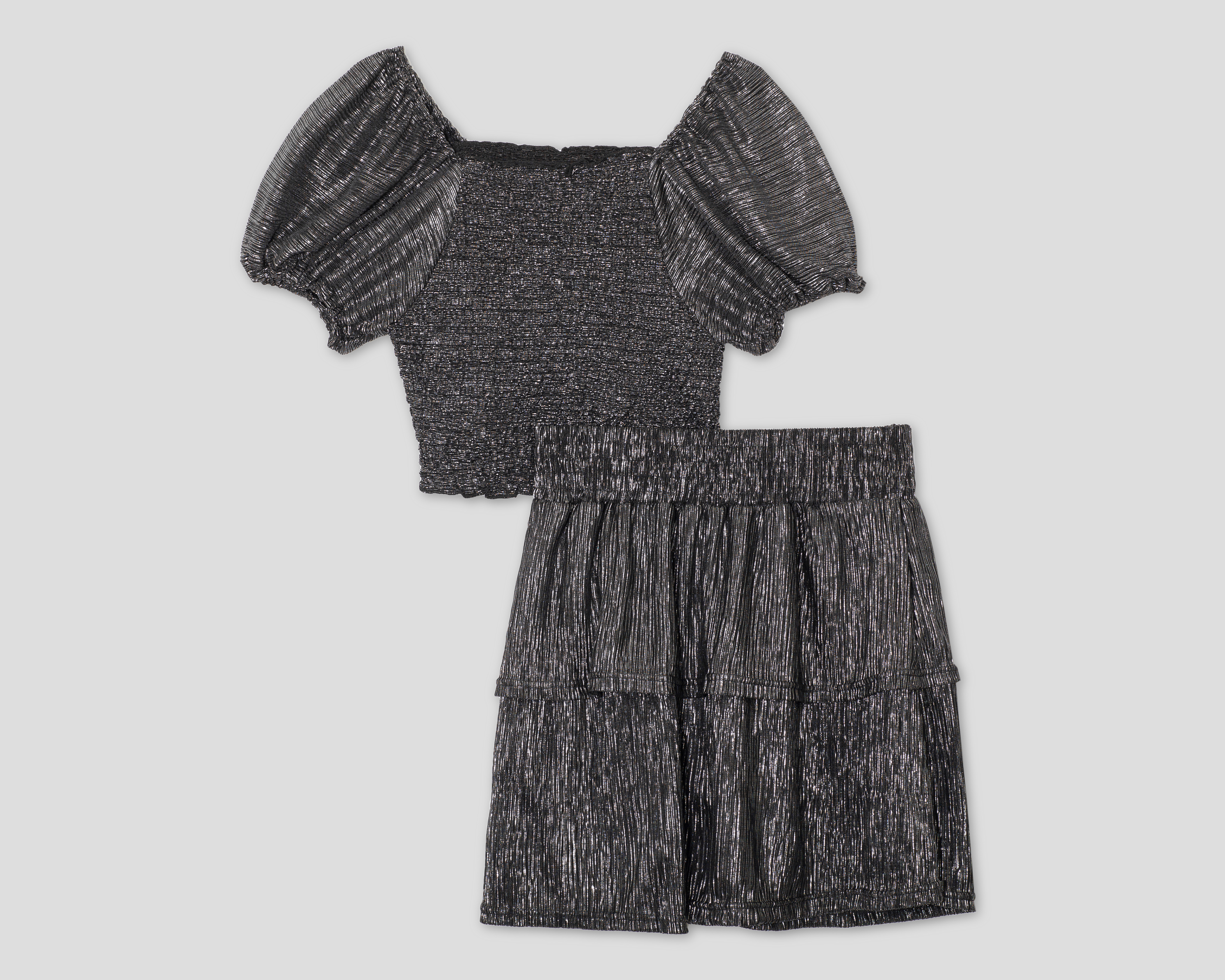 Foto 3 pulgar | Foto 2 | Blusa y Falda Bebe para Niña