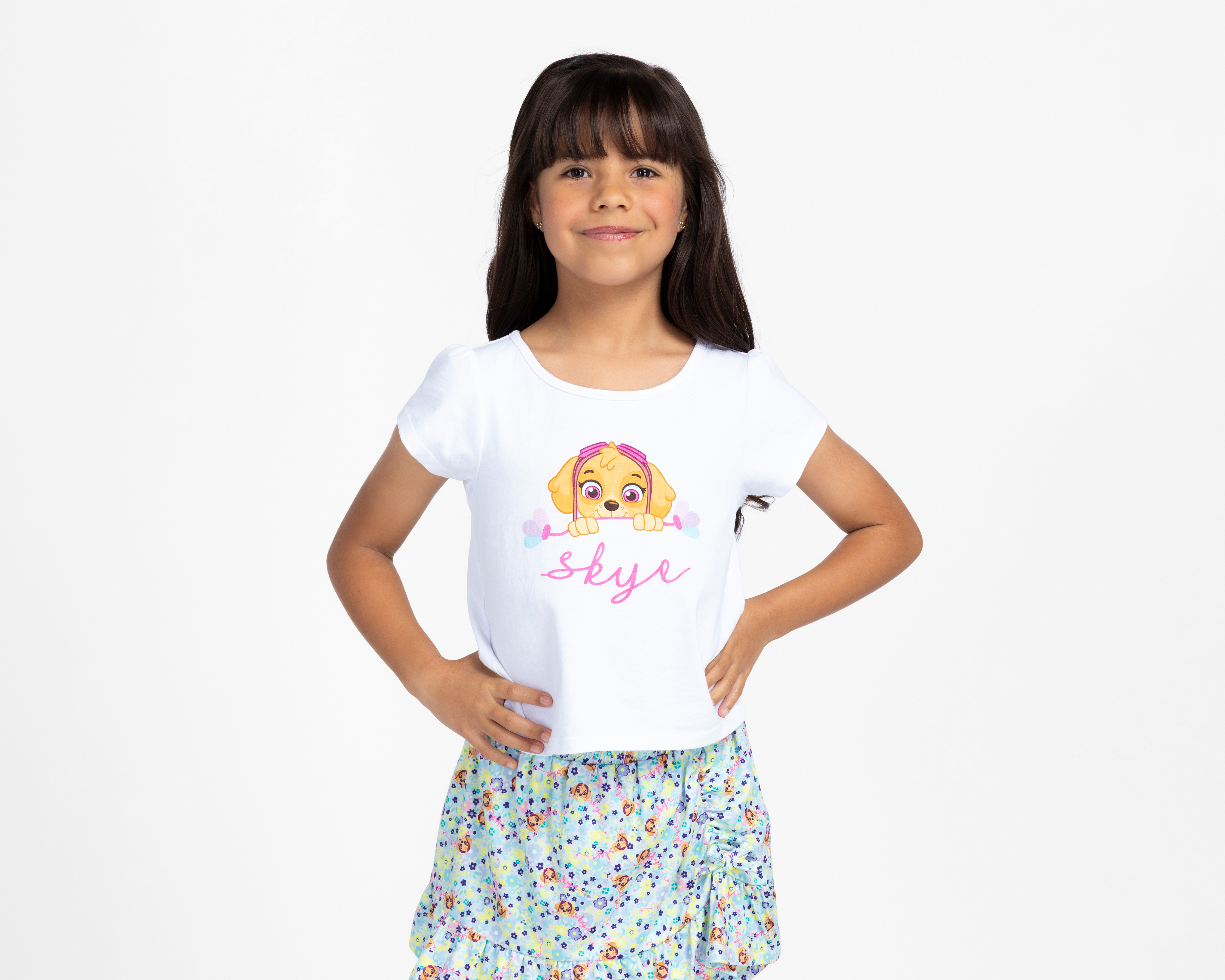 Foto 4 pulgar | Foto 3 | Conjunto de Playera y Falda Paw Patrol para Niña