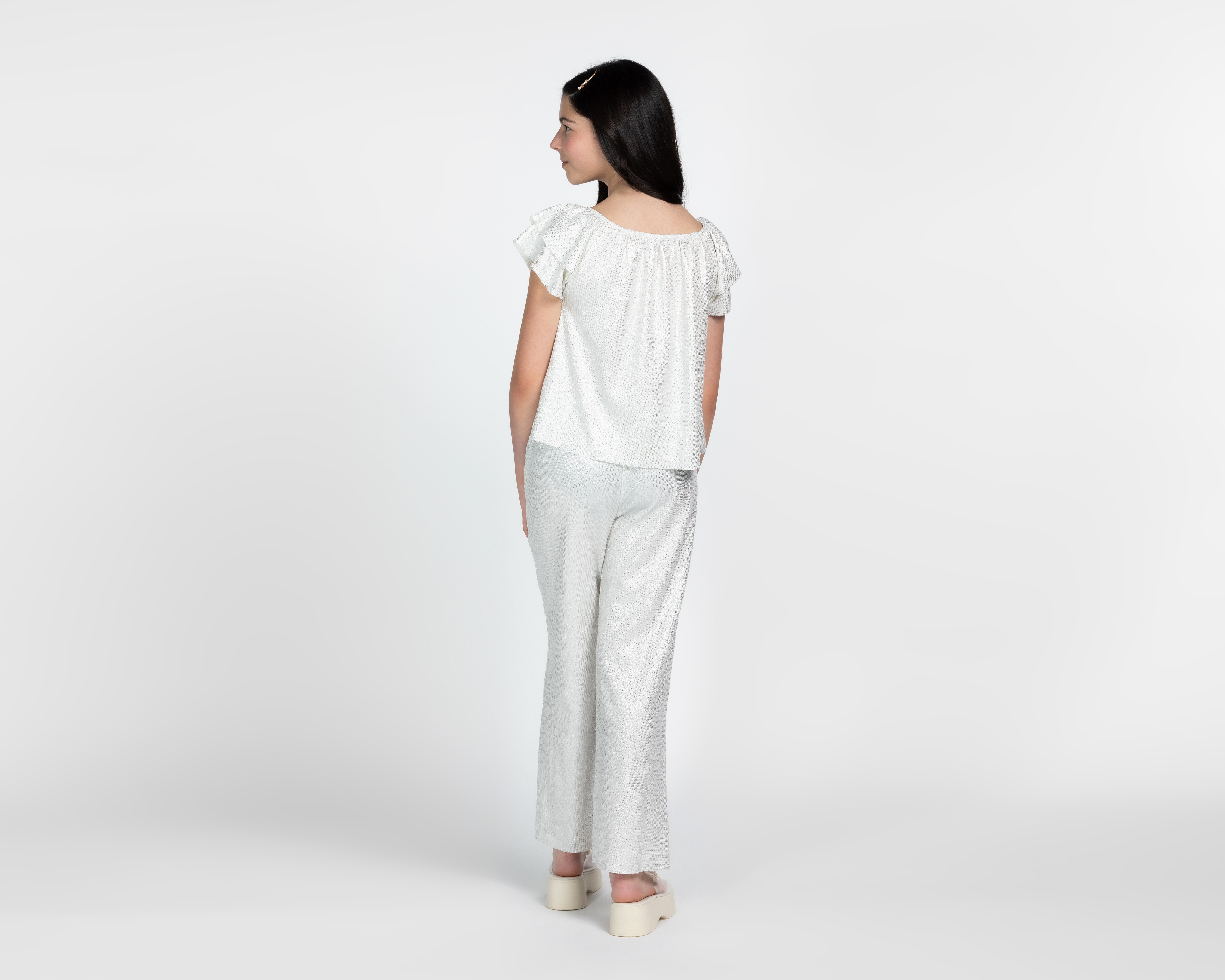 Foto 3 pulgar | Foto 2 | Conjunto de Blusa y Pantalón Girls Attitude para Niña