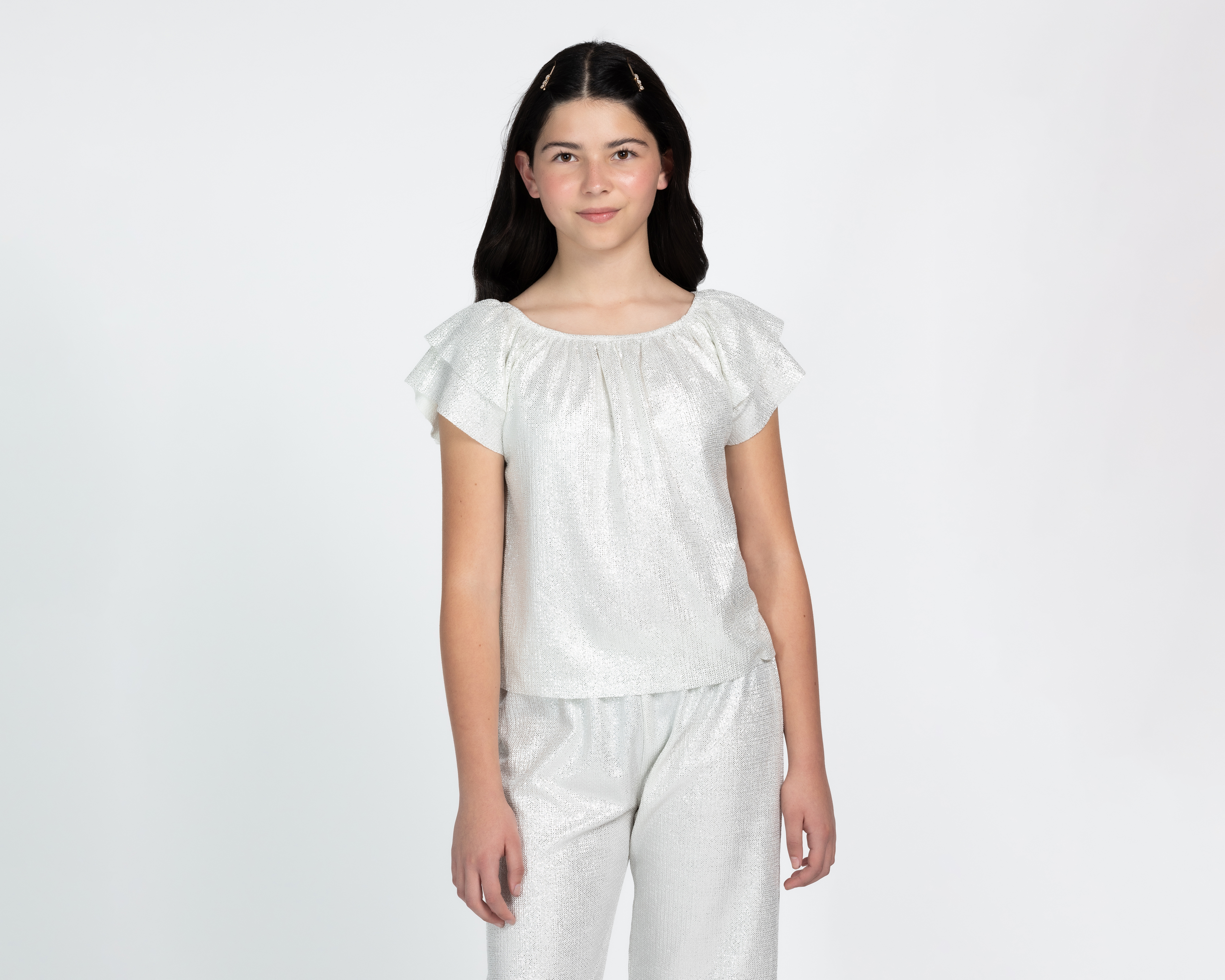 Foto 4 pulgar | Foto 3 | Conjunto de Blusa y Pantalón Girls Attitude para Niña