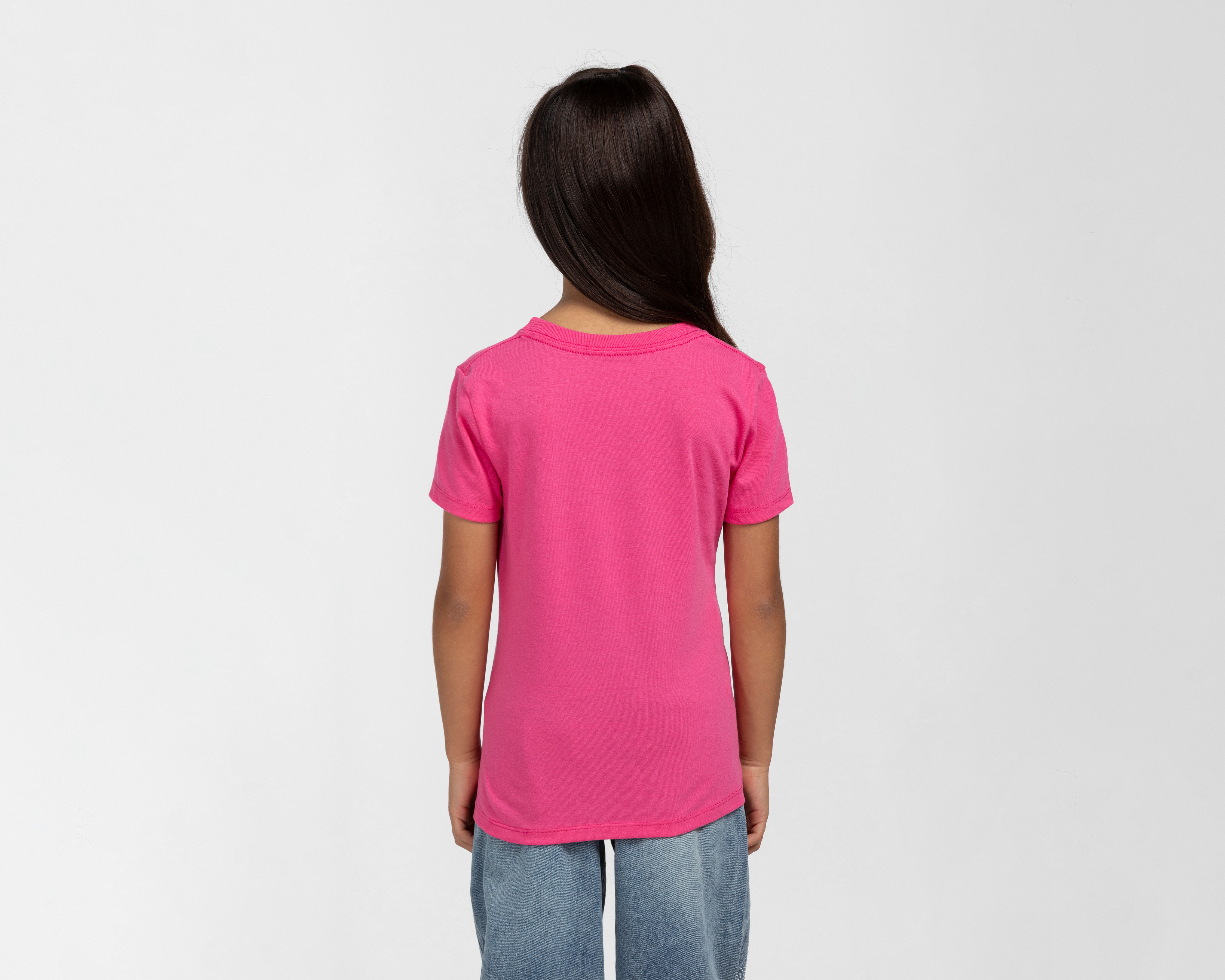 Foto 4 pulgar | Foto 3 | Playera de Cuello Redondo Rosa Action Gear para Niña