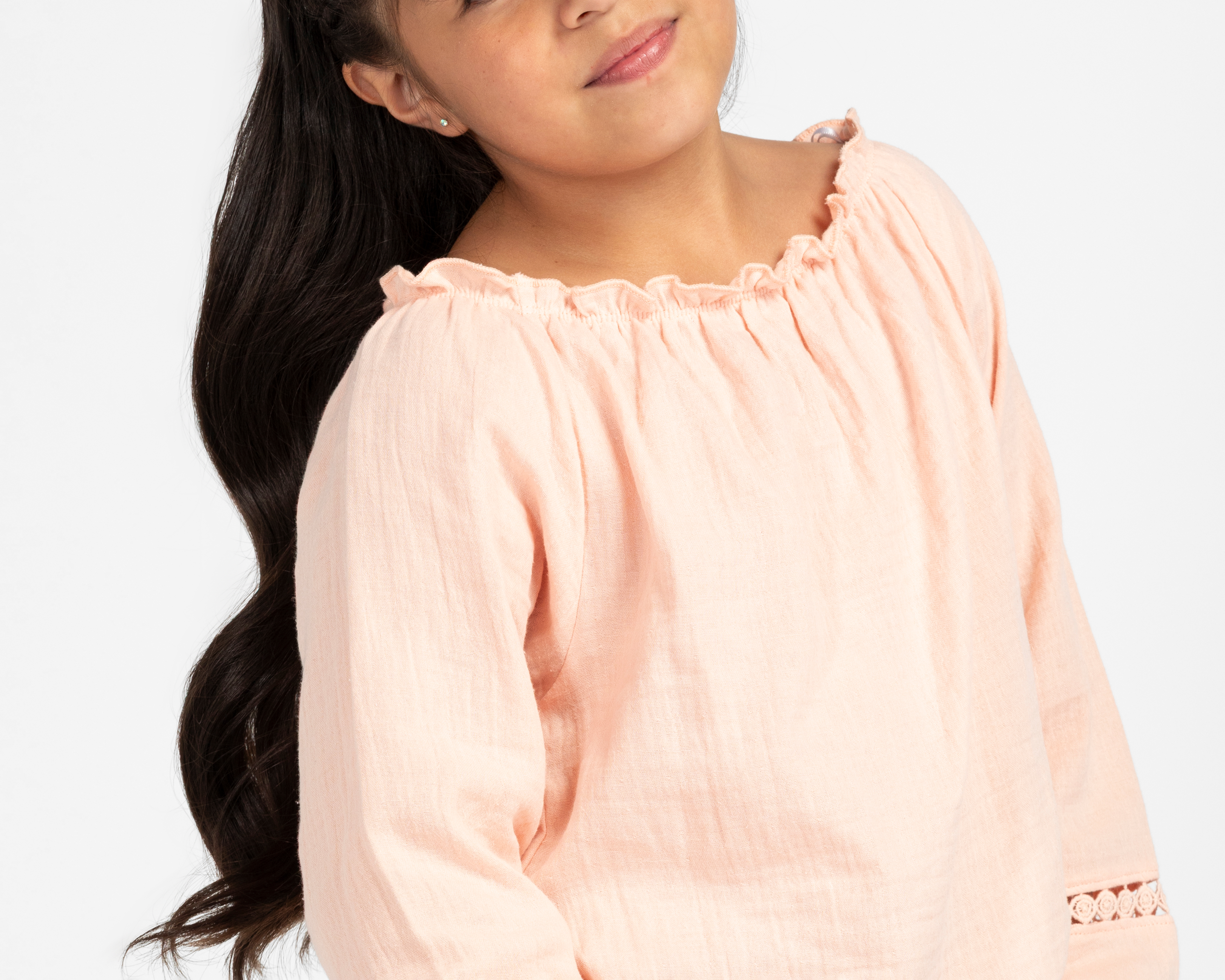 Foto 4 | Foto 4 | Blusa Manga Larga Rosa Koko Noko para Niña