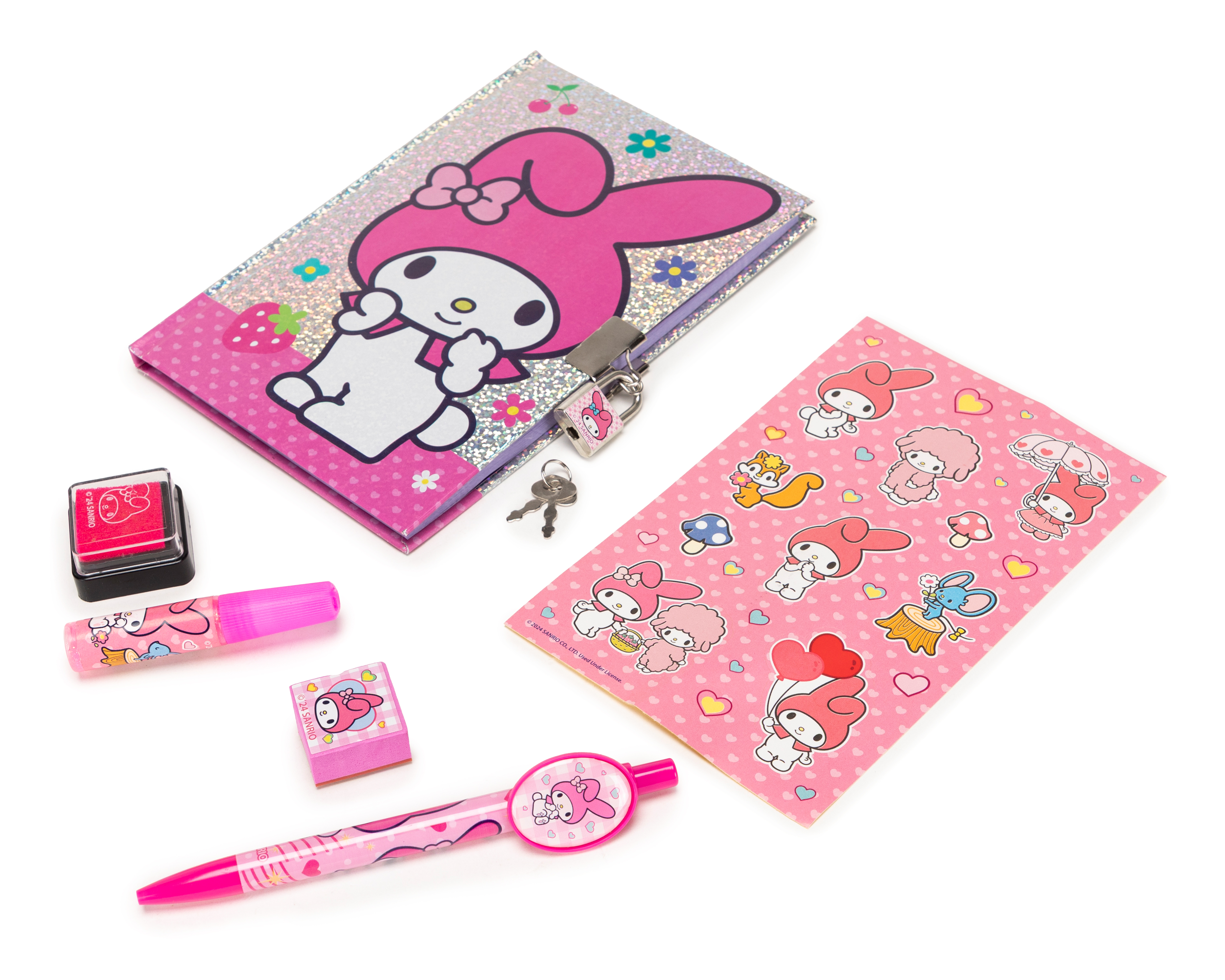 Foto 2 pulgar | Foto 1 | Diario My Melody con Accesorios