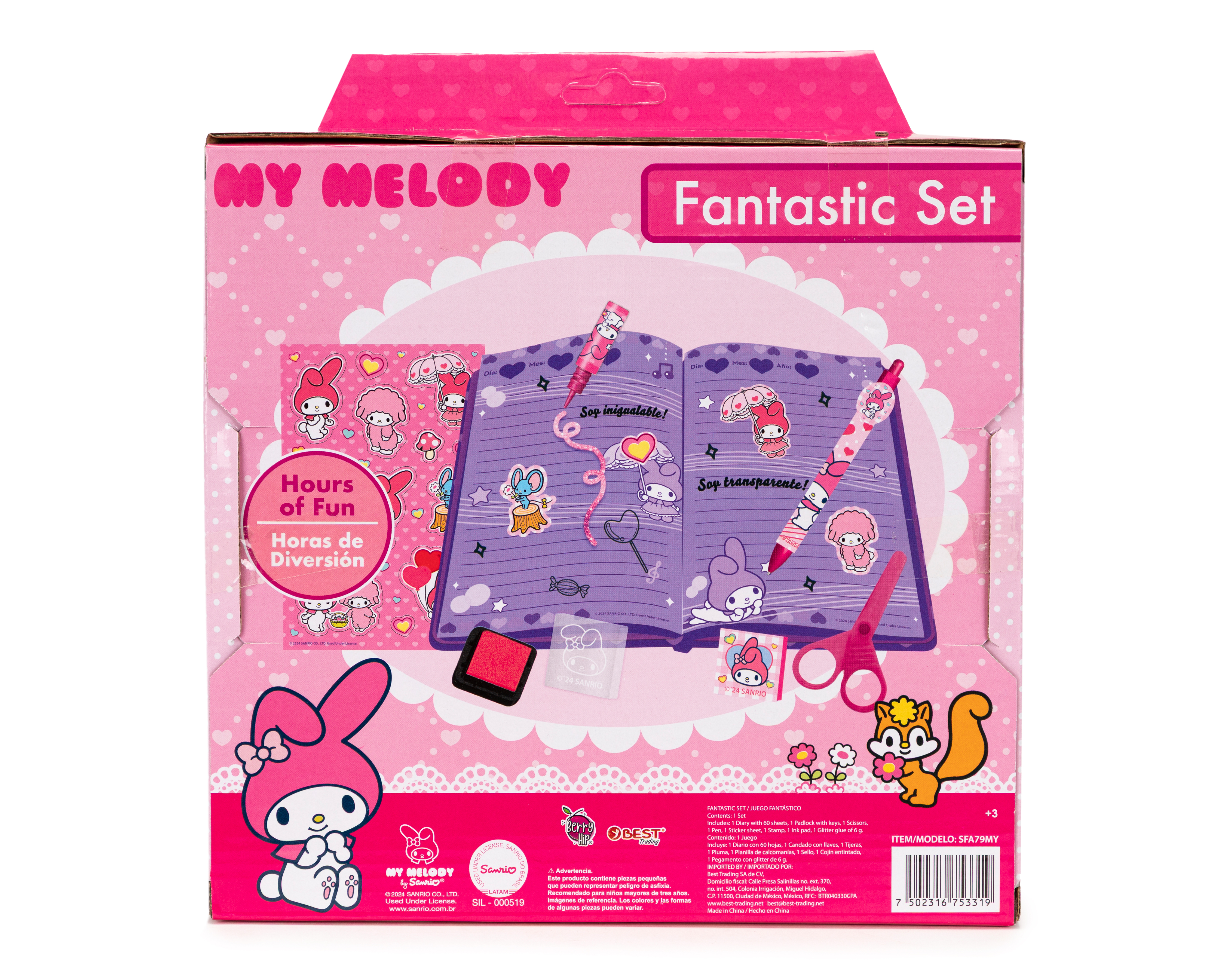 Foto 5 pulgar | Foto 4 | Diario My Melody con Accesorios