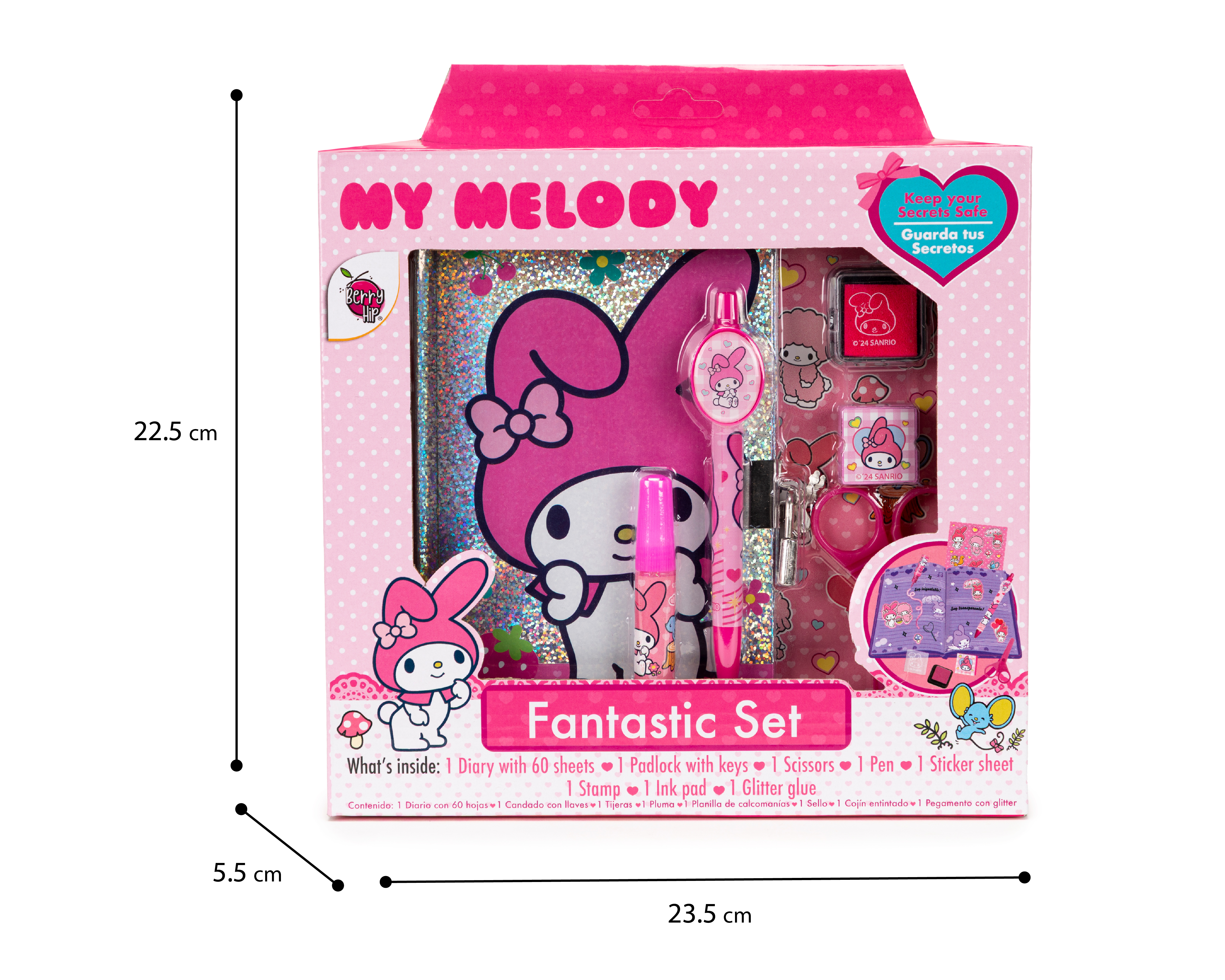 Foto 6 pulgar | Foto 5 | Diario My Melody con Accesorios