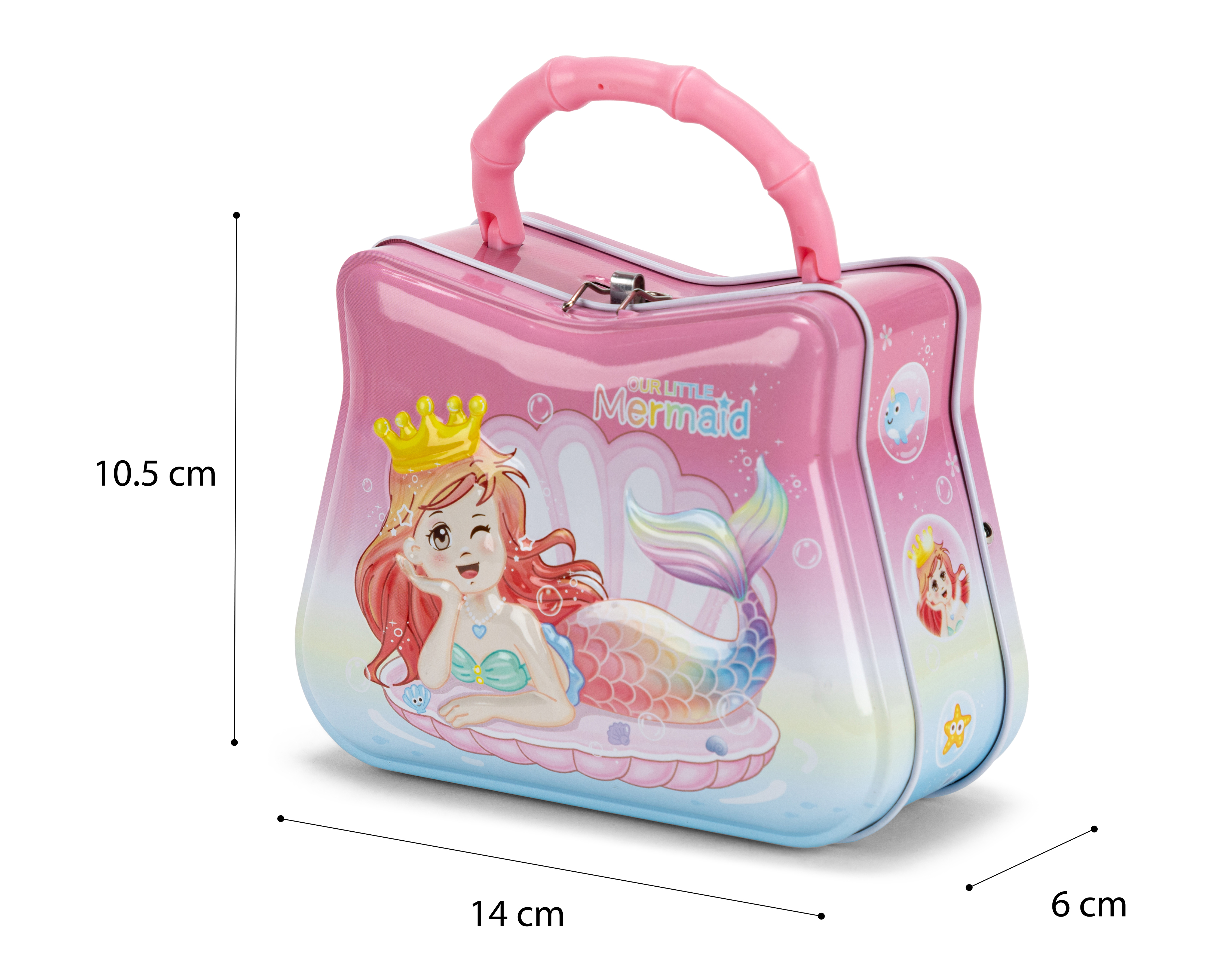 Foto 7 pulgar | Foto 6 | Alcancía de Princesa Sirena Minigami de Metal