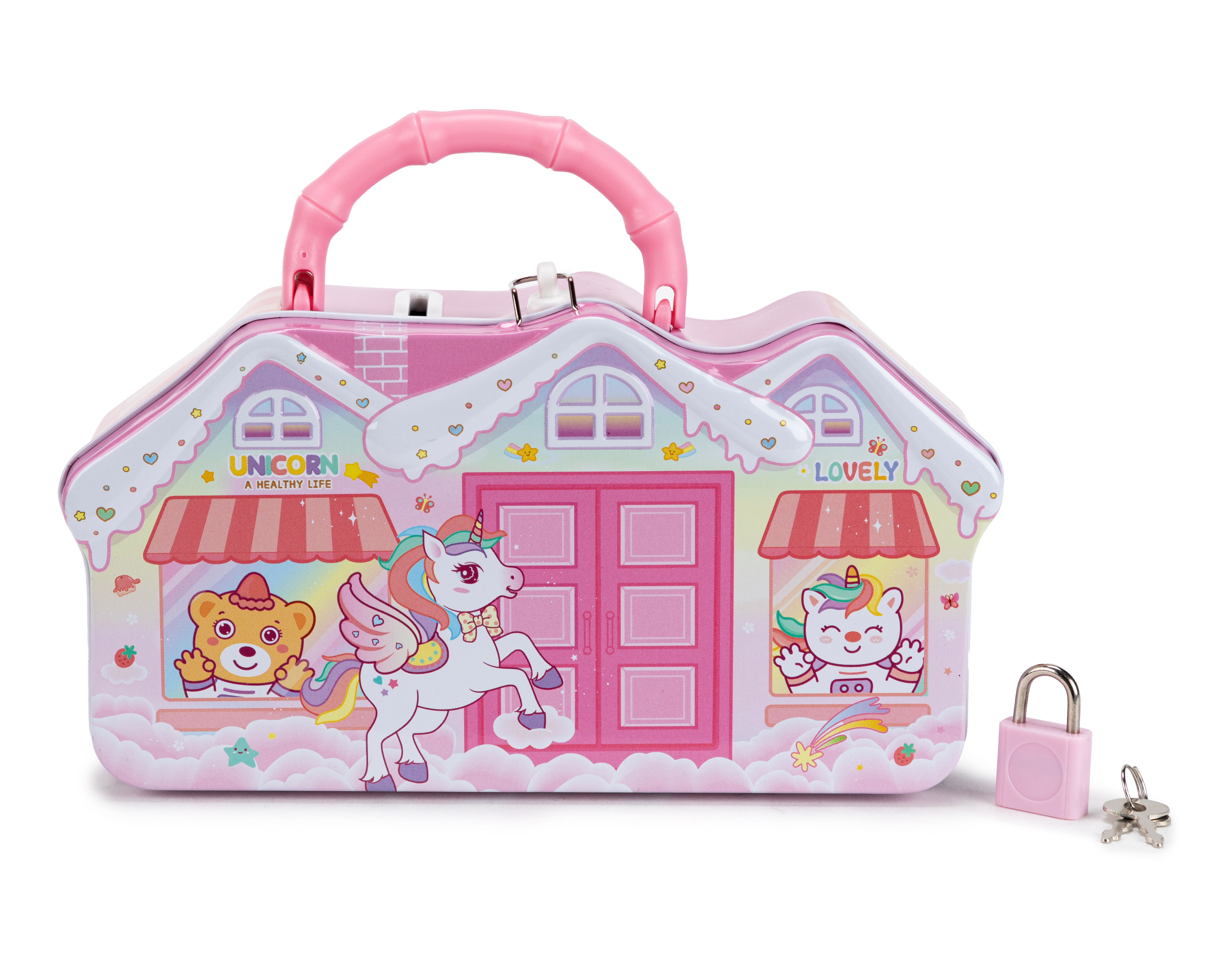 Foto 2 pulgar | Foto 1 | Alcancía de Casita Minigami de Metal