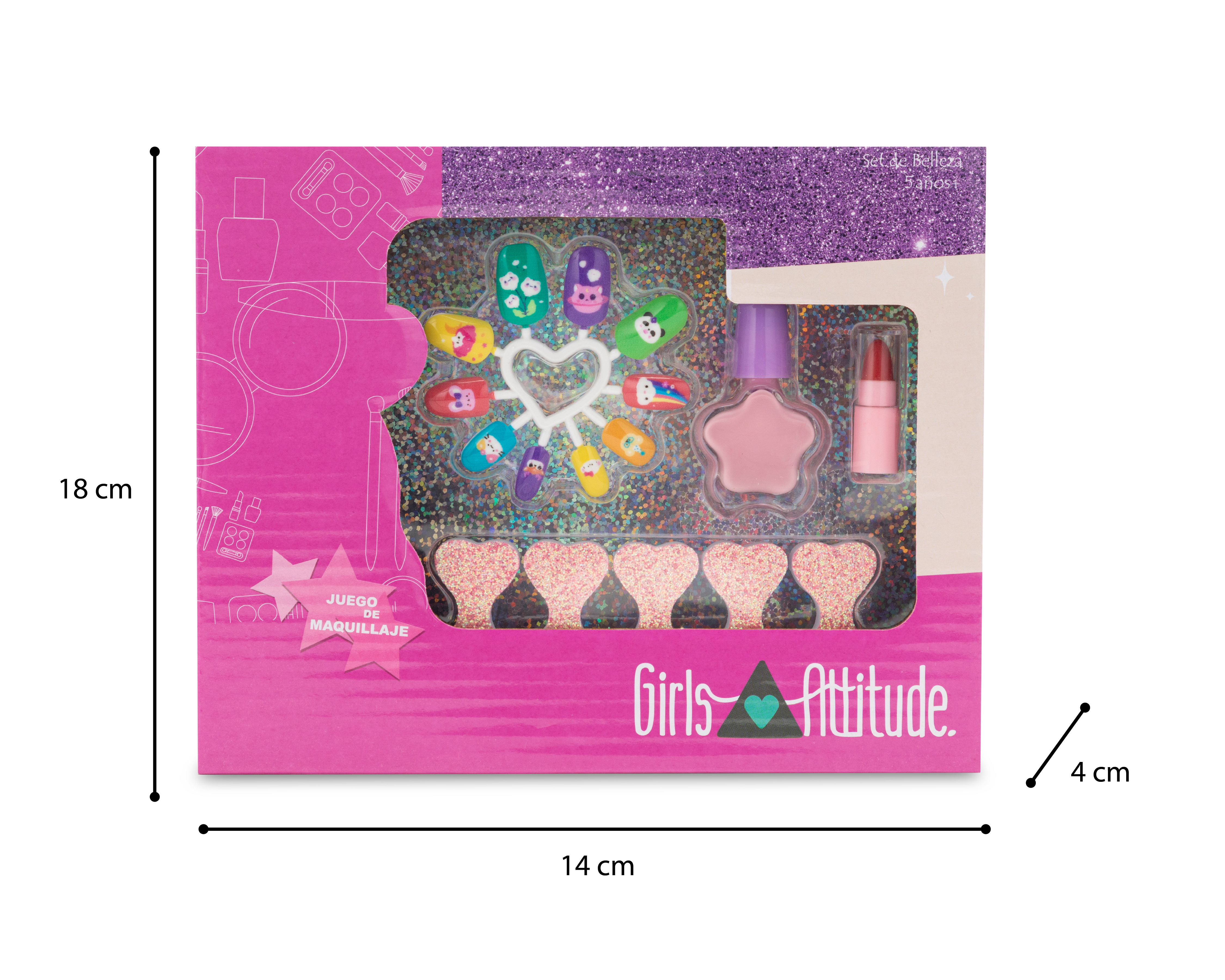 Foto 5 pulgar | Foto 4 | Juego de Belleza Girls Attitude 23 Piezas