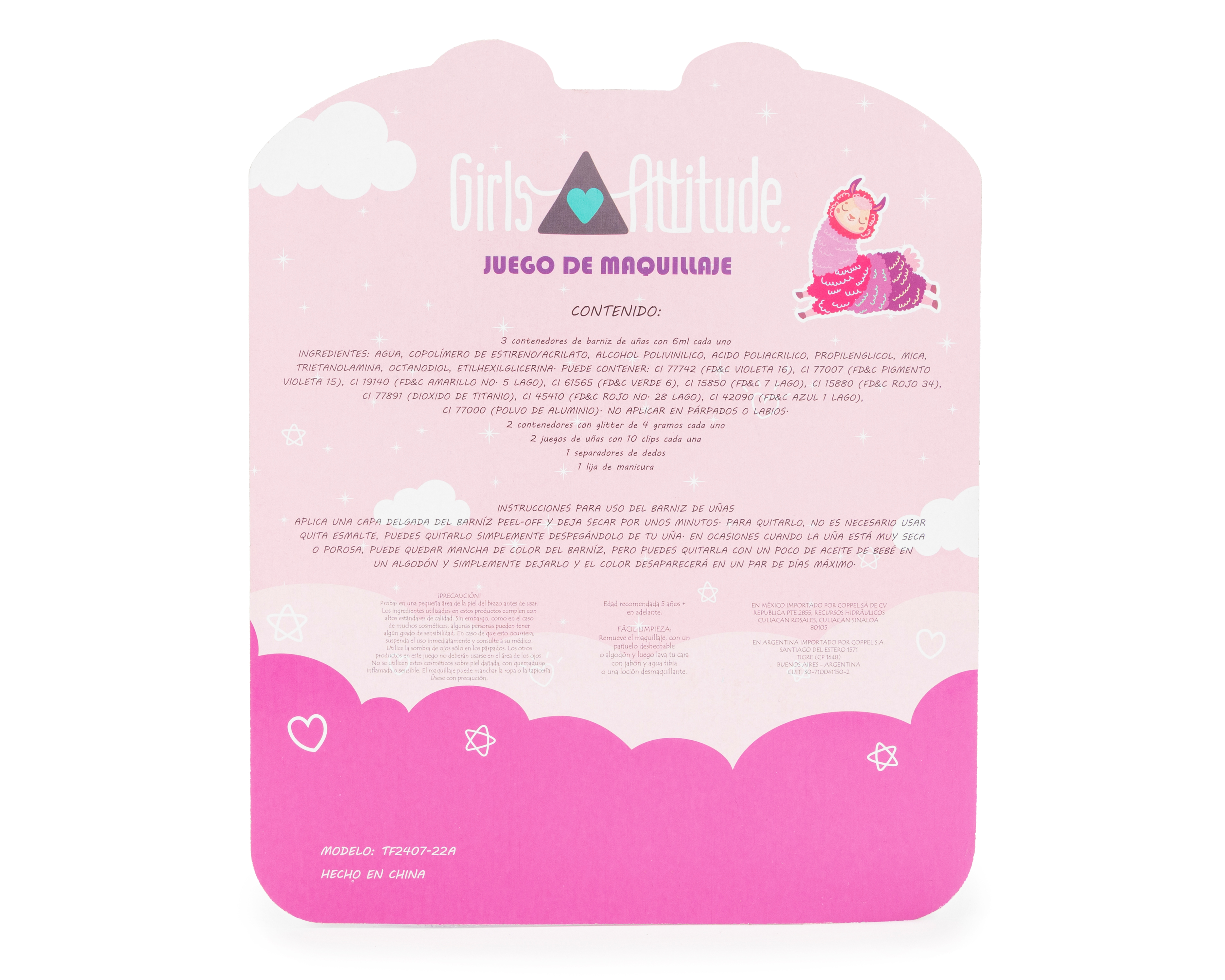 Foto 2 | Foto 2 | Juego de Belleza Girls Attitude 27 Piezas