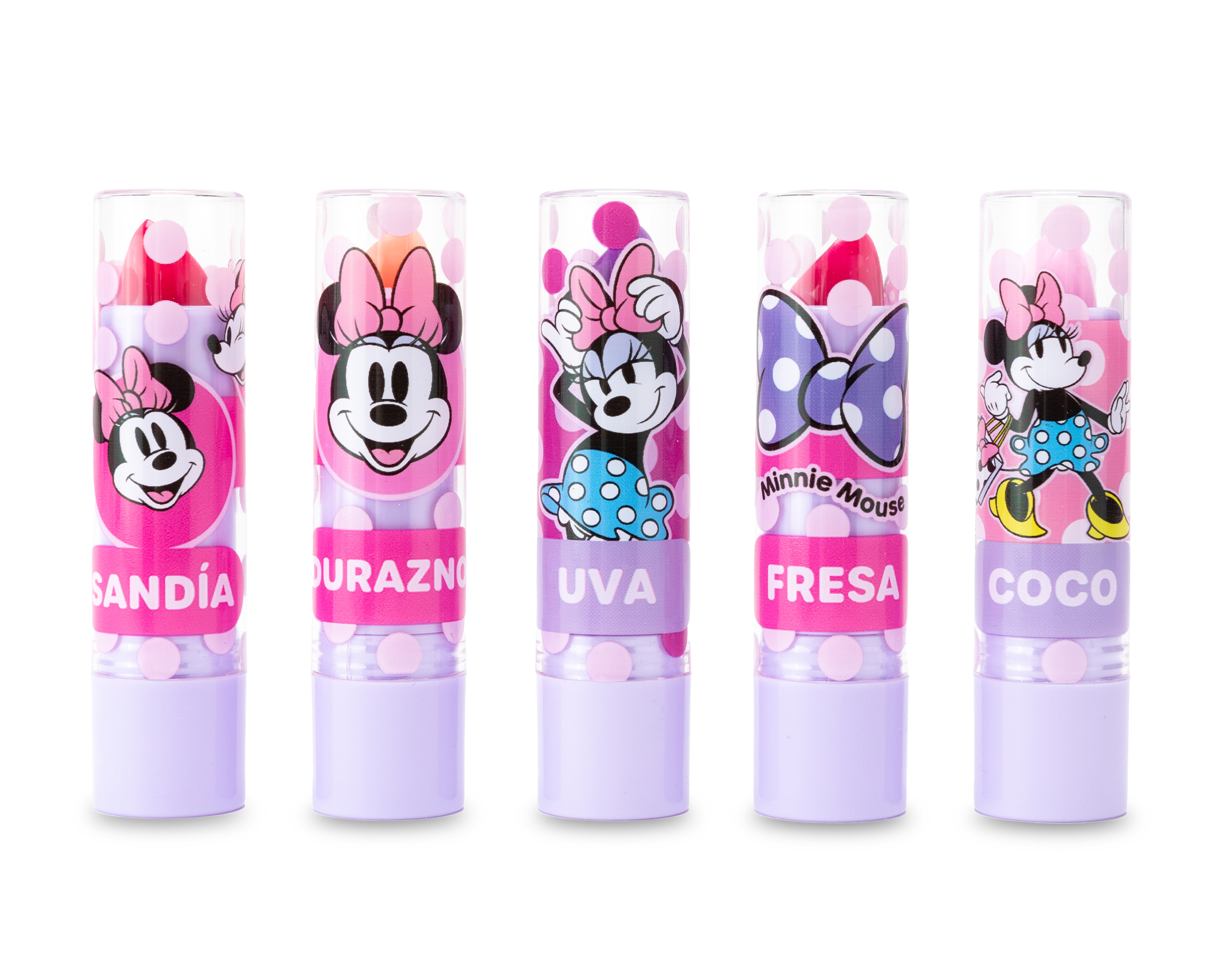 Foto 1 | Foto 1 | Protector Labial Disney Minnie Mouse 5 Piezas