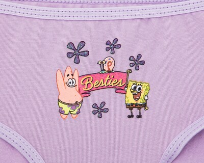 Foto 3 | Foto 3 | Pantaleta Bob Esponja para Niña 5 Piezas